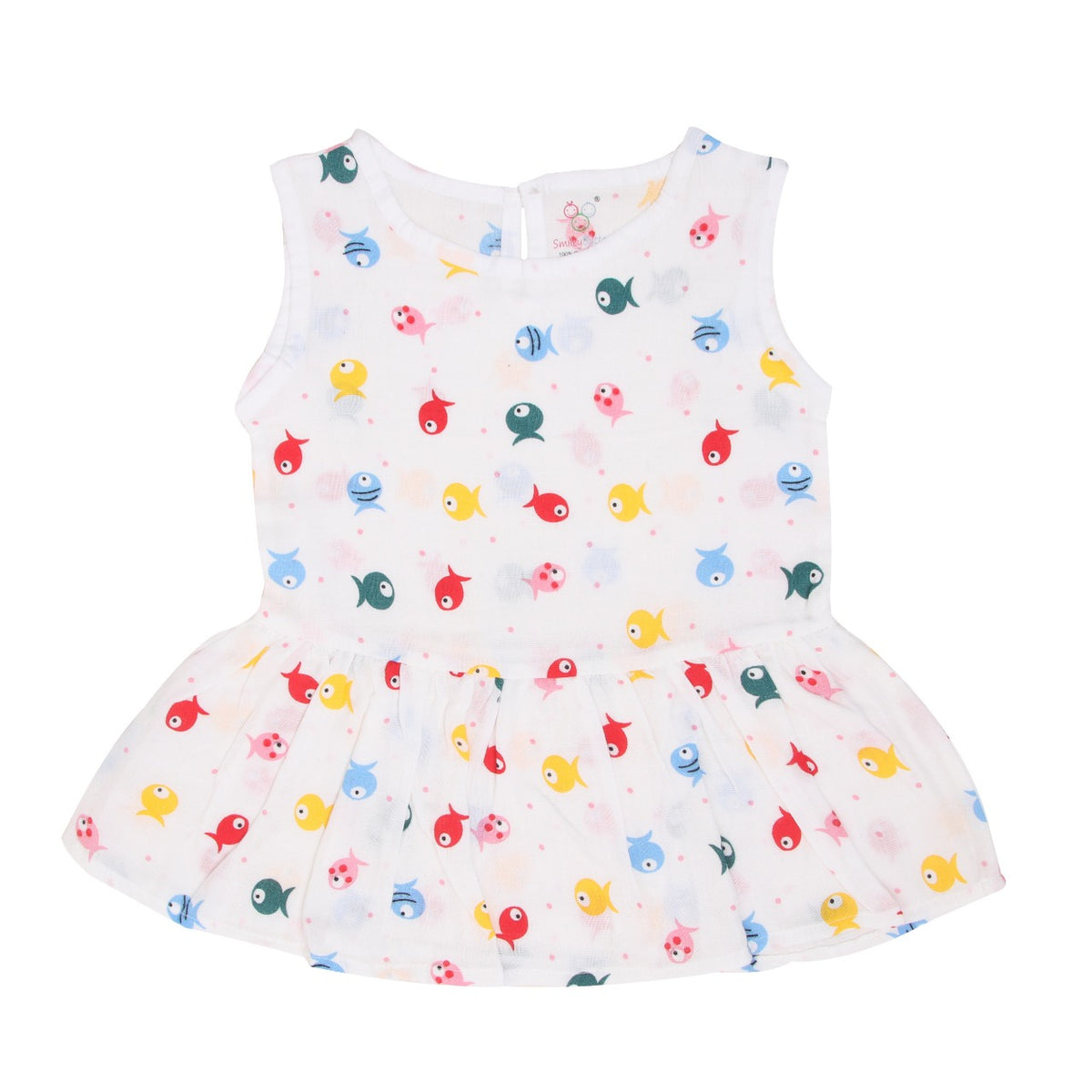 New SALE - Organic Muslin Baby Frock