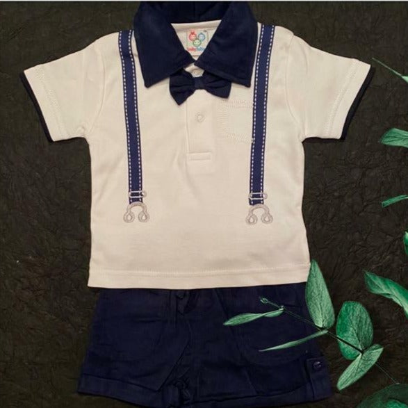 T-Shirt Shorts with Suspender