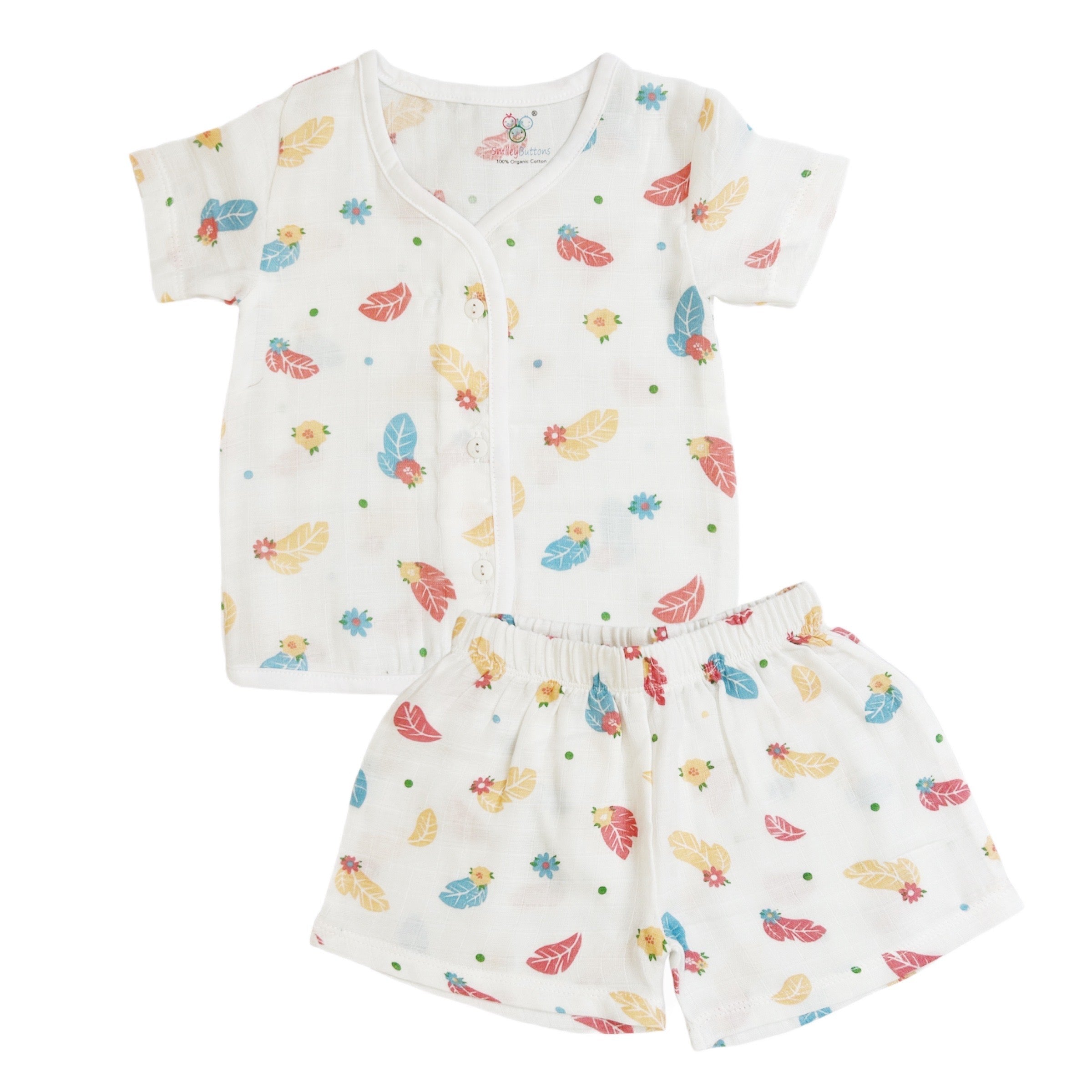 New Muslin Jabla Set - Top & Shorts
