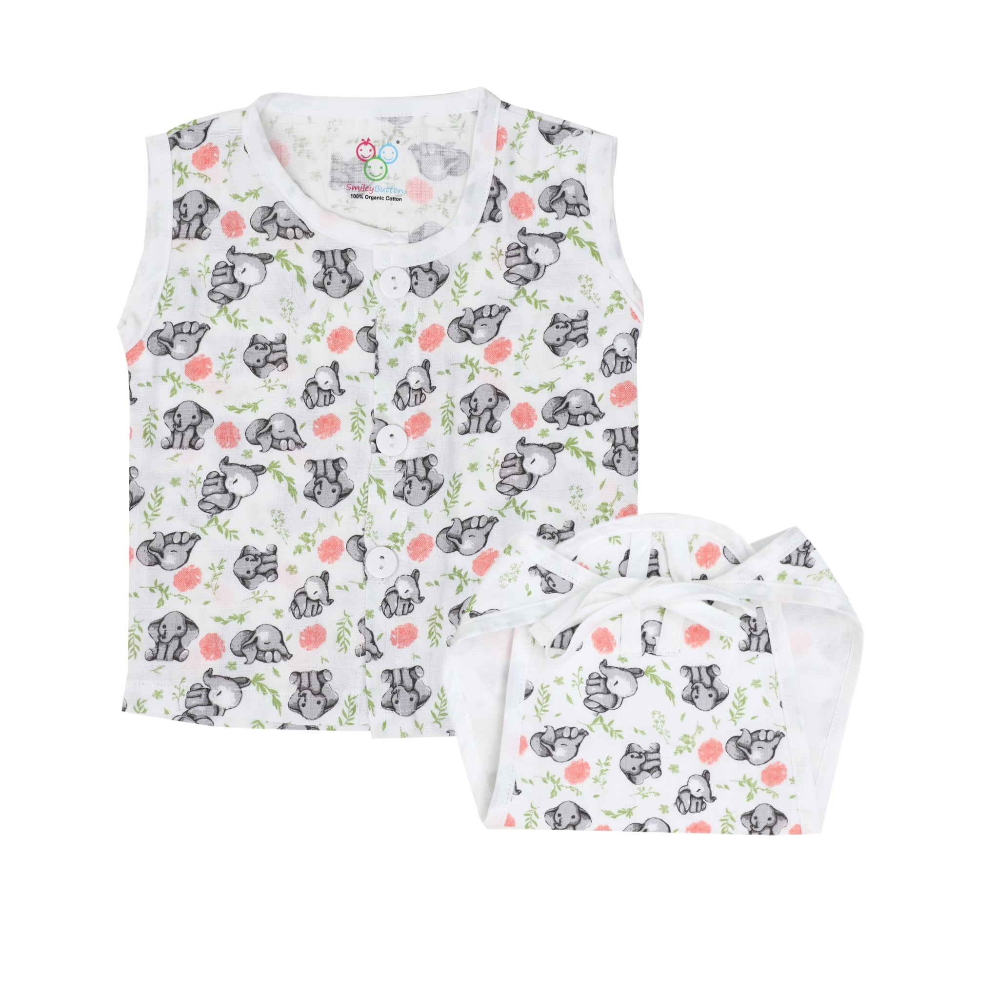 Muslin Jabla & Nappy  - Tiny Trunkster
