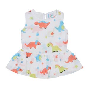 New SALE - Organic Muslin Baby Frock