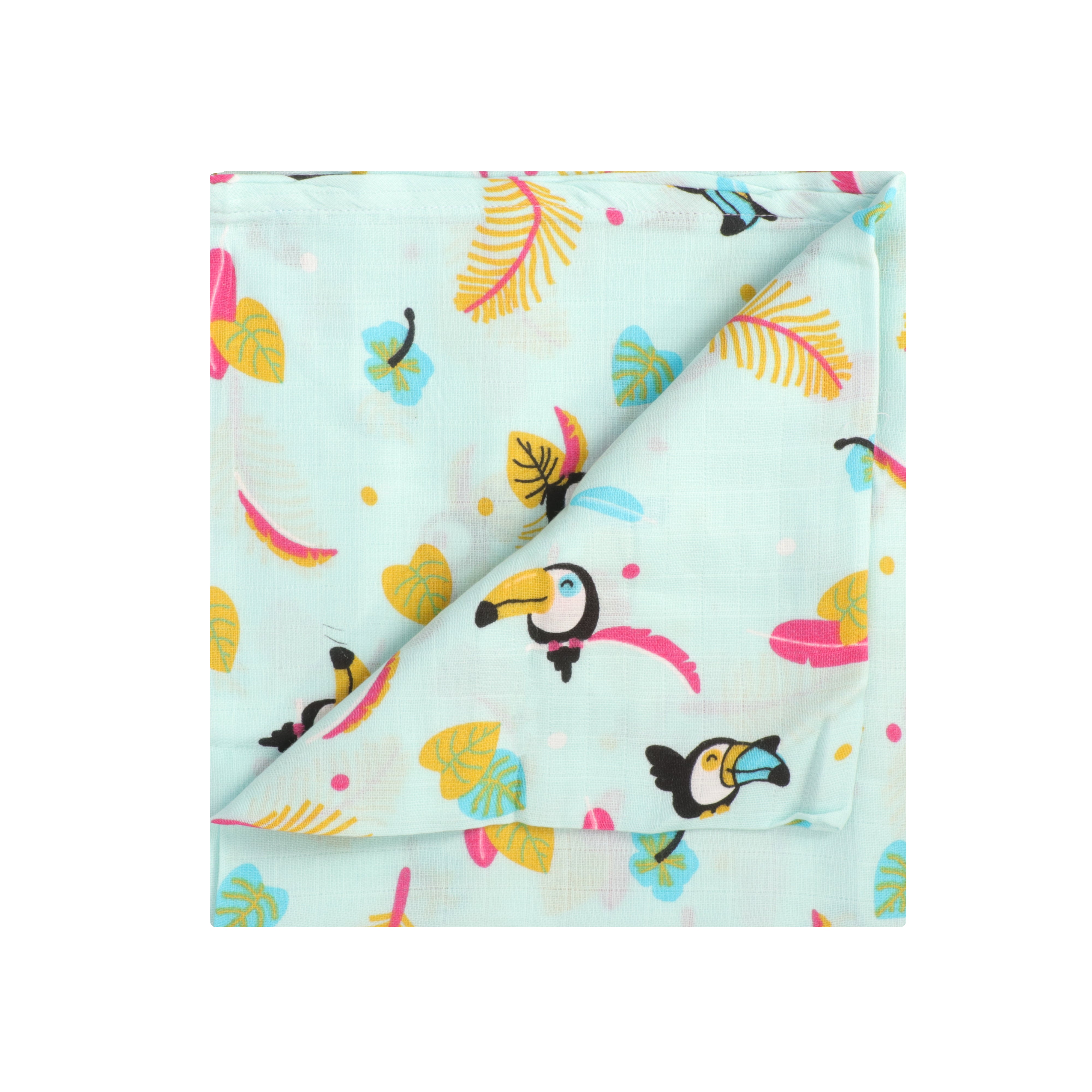 Muslin Swaddle | Single Weave - Macaw
