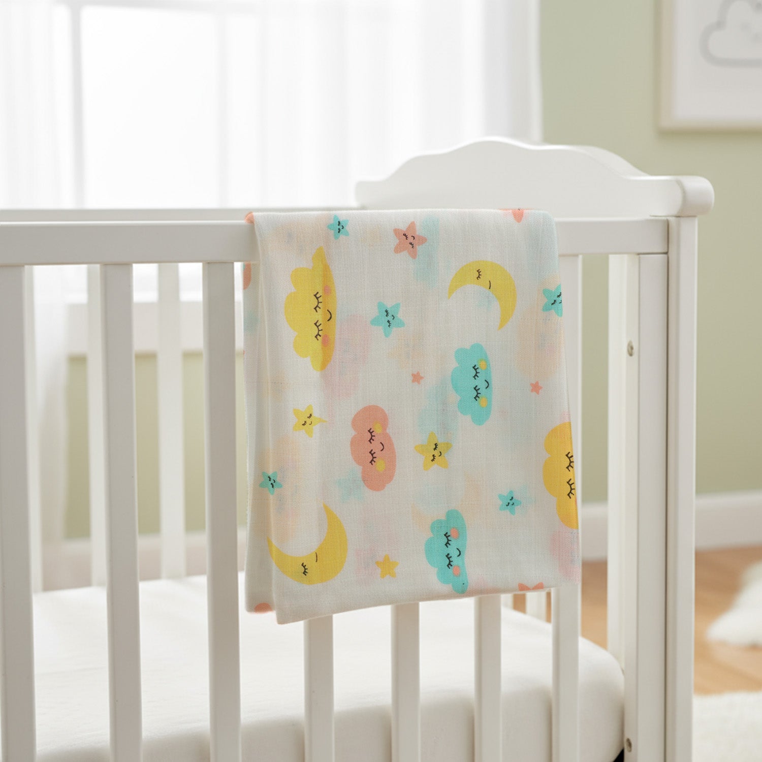 Muslin Swaddle | Single Weave - Sky