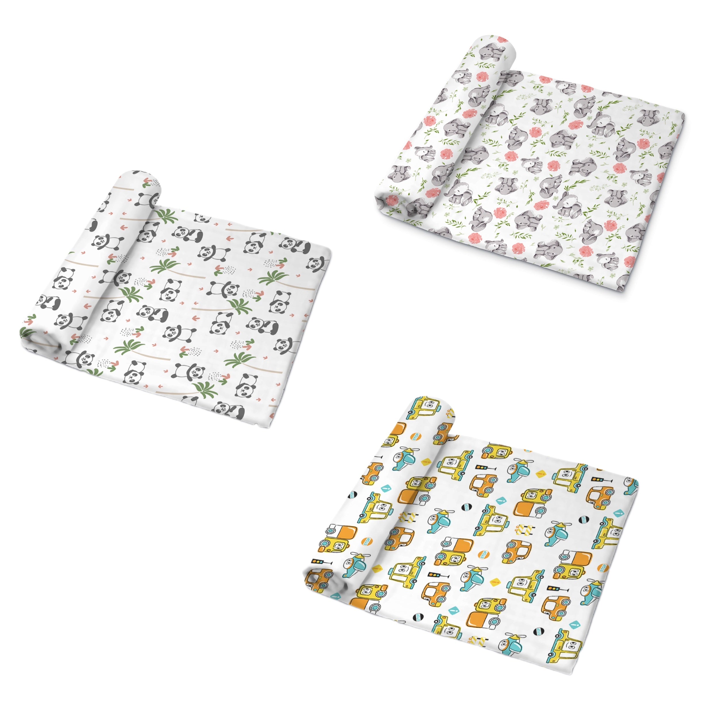 Organic Muslin Swaddle | Muslin Towel - 3 Pack