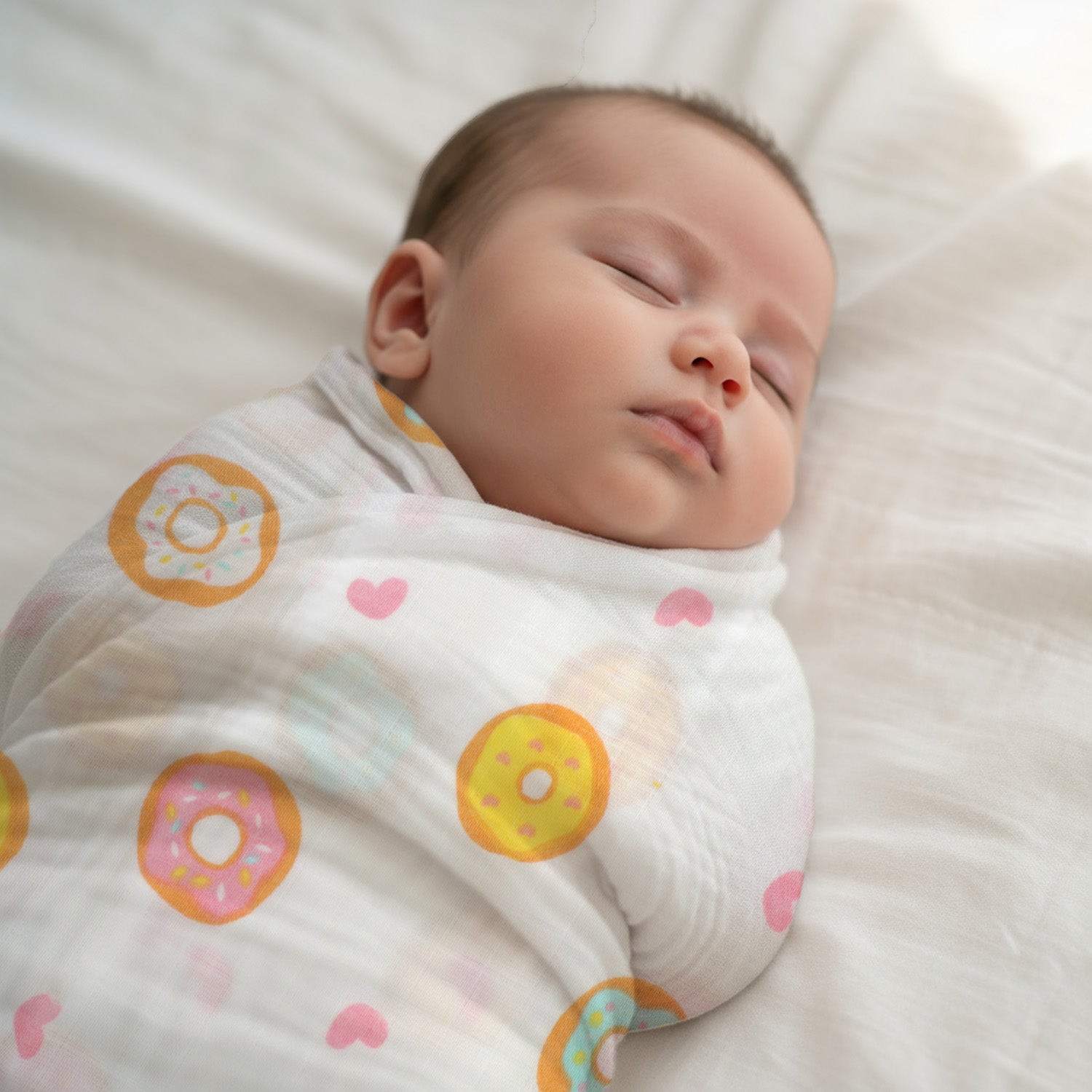 Muslin Swaddle | Single Weave - Donut