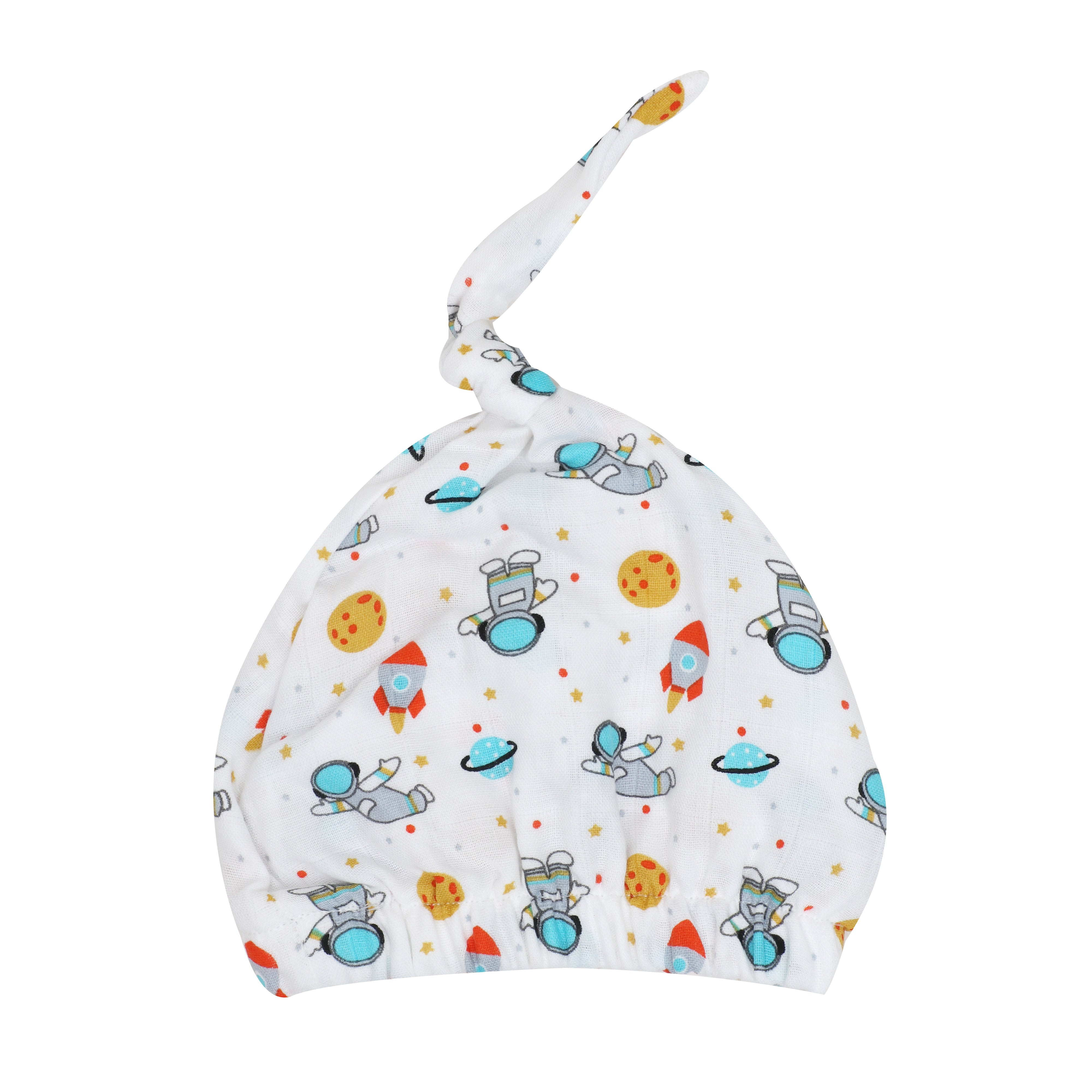 Muslin Bodysuit with Cap - Cosmic Voyager