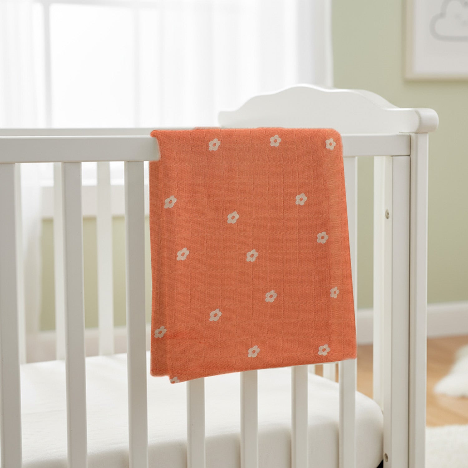 Muslin Swaddle | Single Weave - Flower