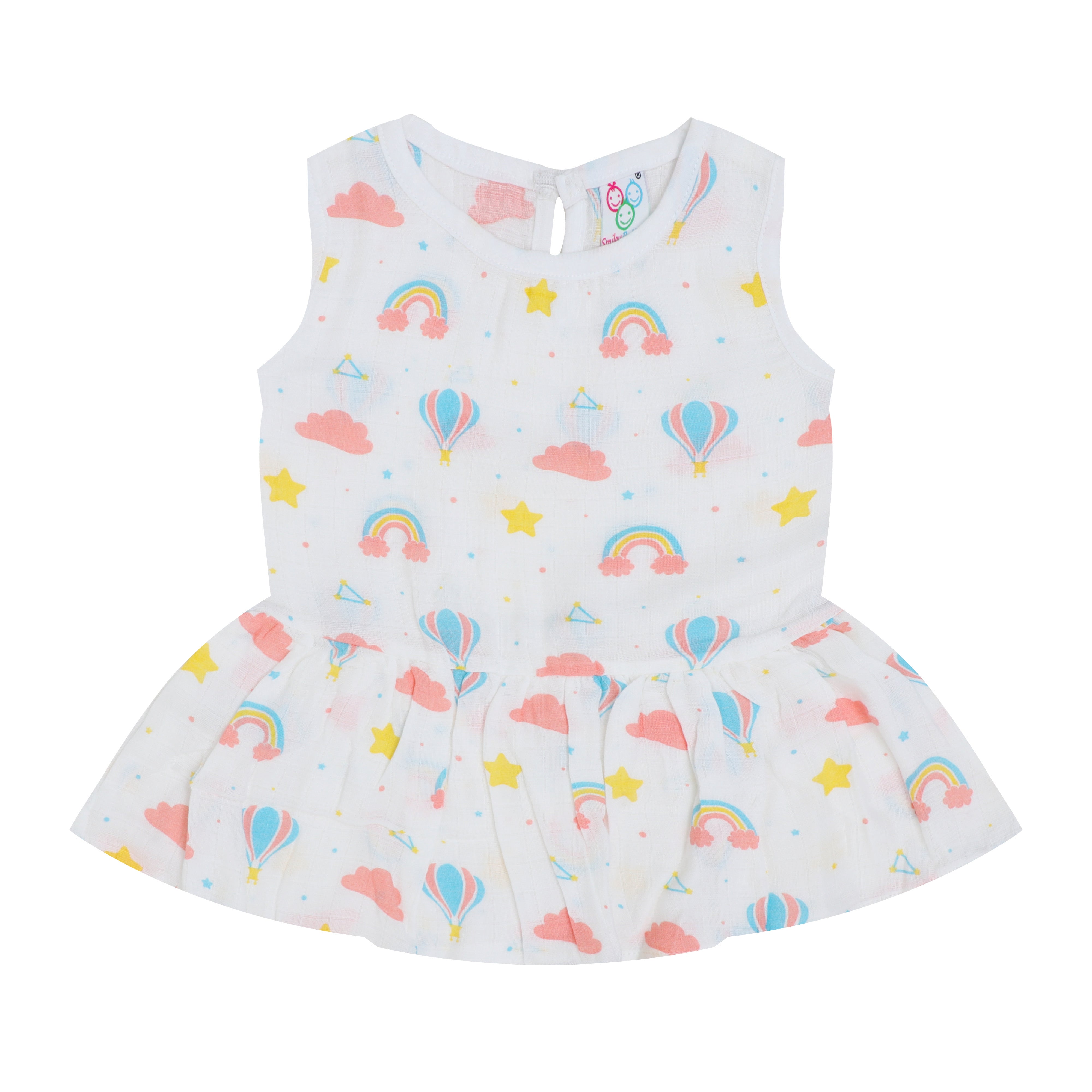 New SALE - Organic Muslin Baby Frock