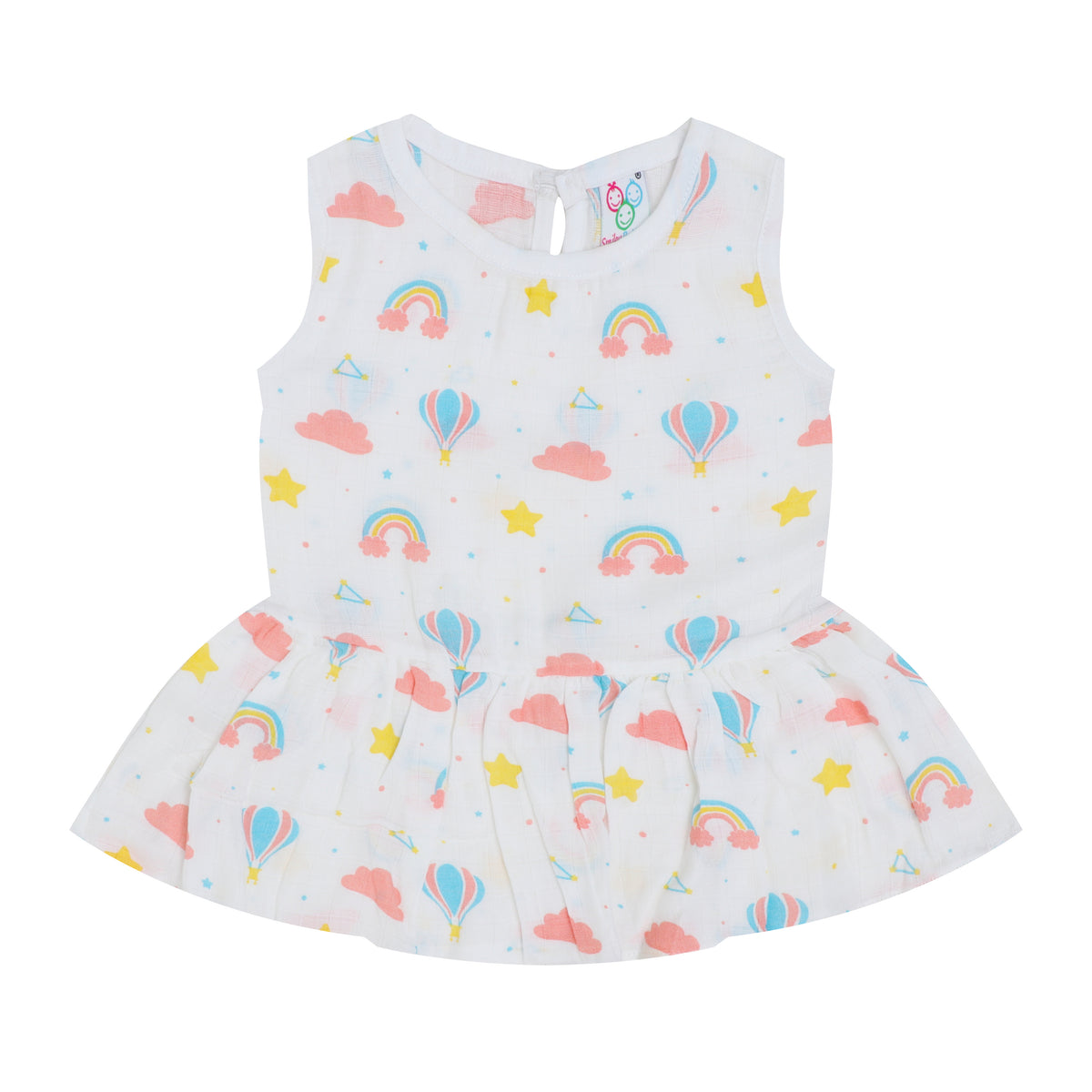 New SALE - Organic Muslin Baby Frock