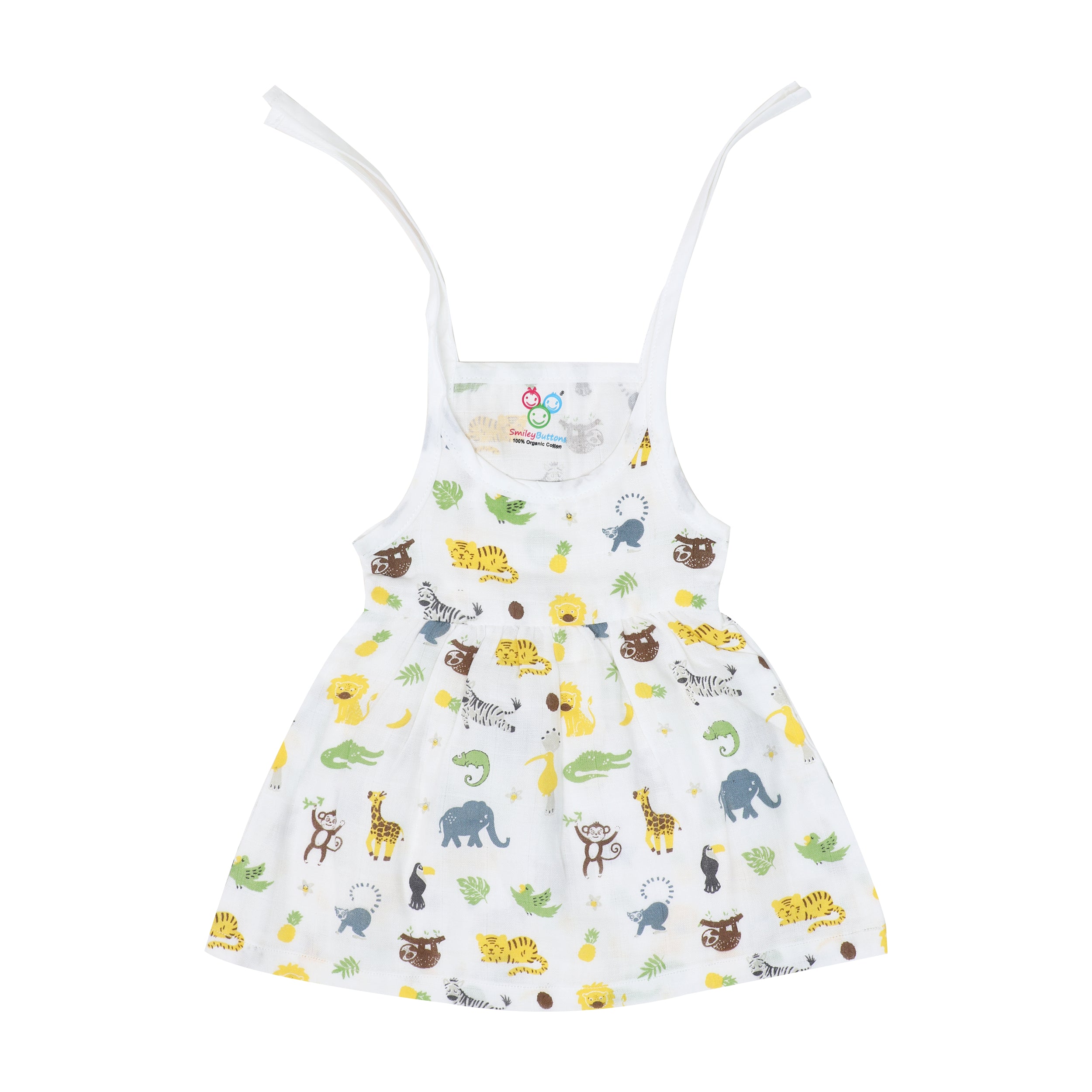New Muslin Frock Jabla With Bow