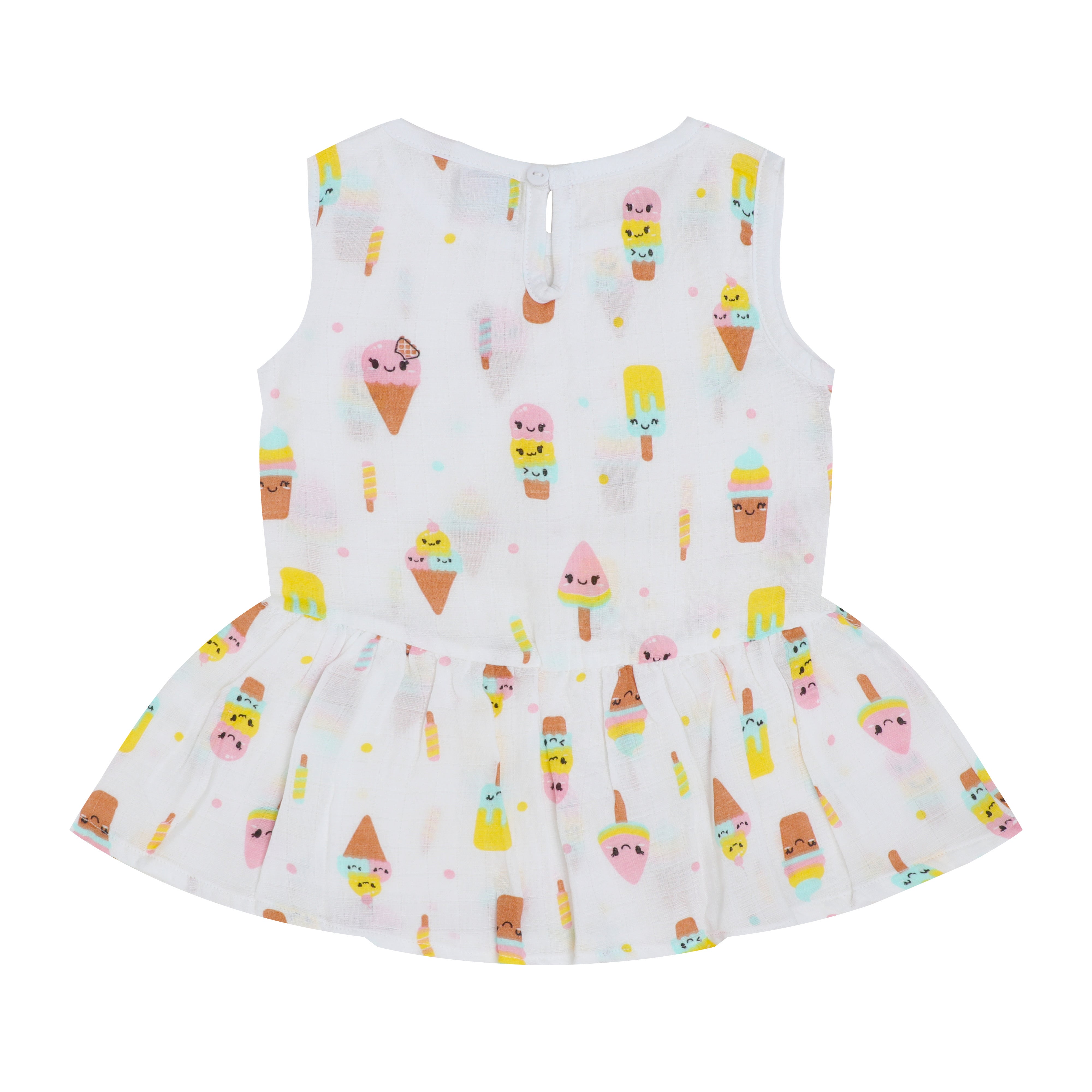 New SALE - Organic Muslin Baby Frock