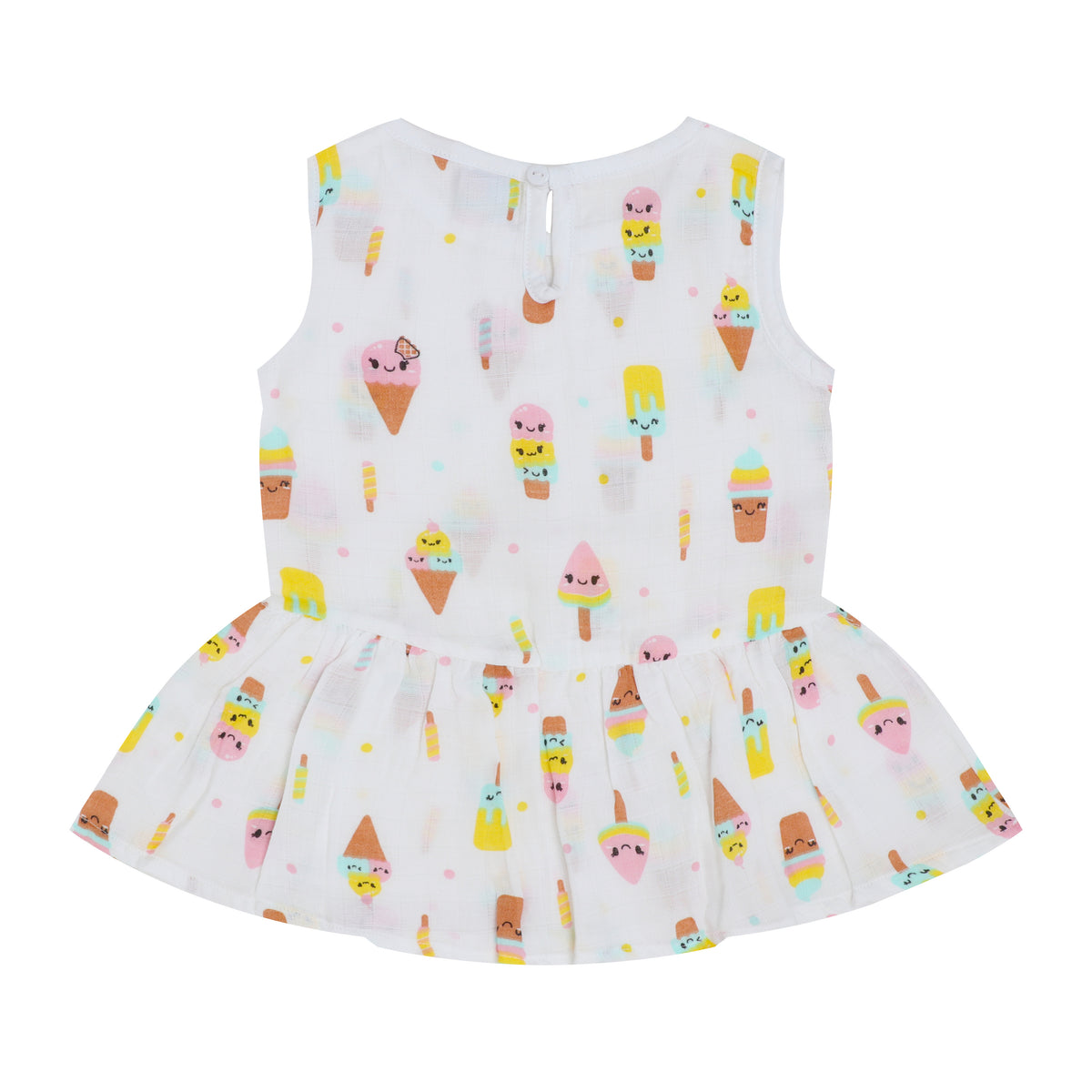 New SALE - Organic Muslin Baby Frock