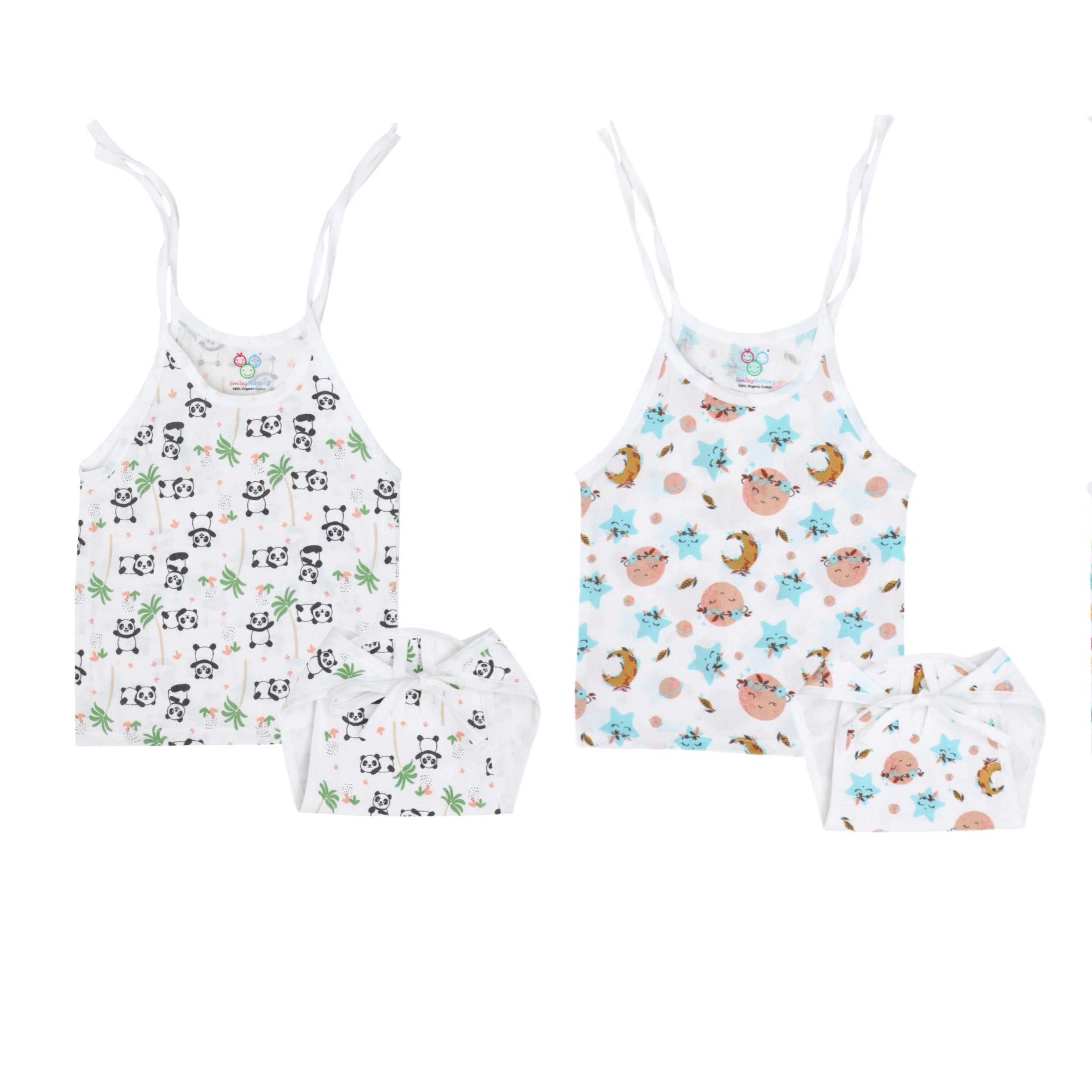 Muslin Jabla & Nappy Combo | 2 Pack