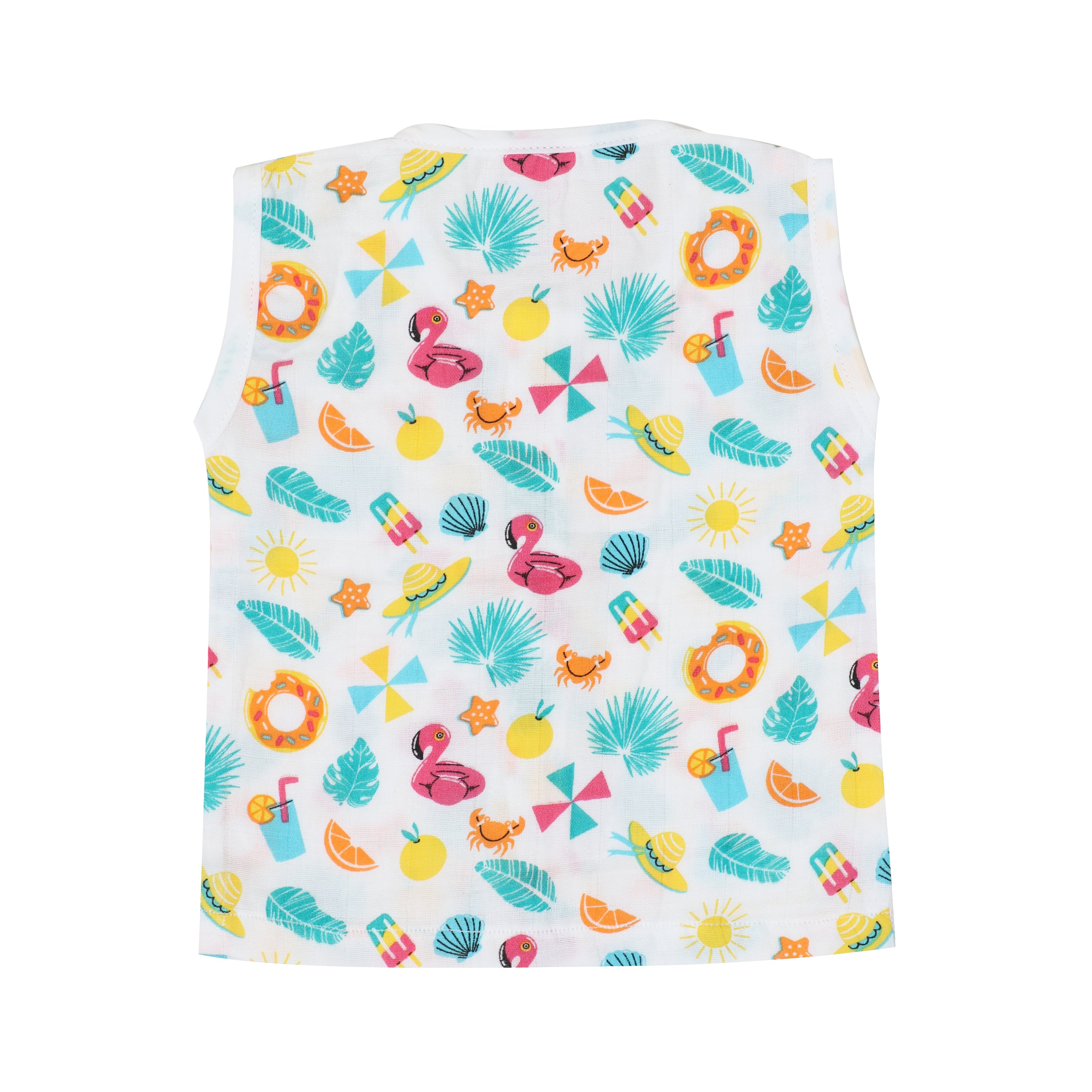 Organic Muslin Jabla - Summer Splash