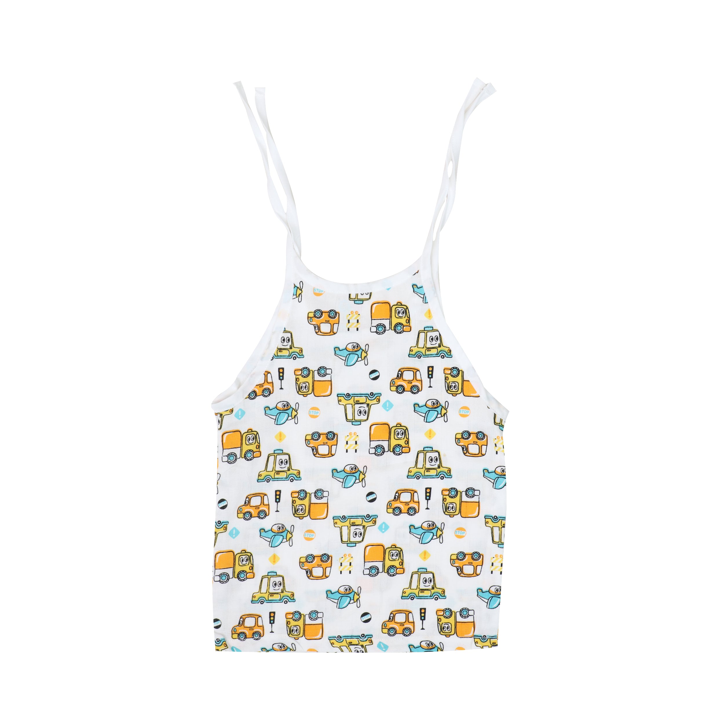 Organic Muslin Jabla | Knotted - Traffic Jam