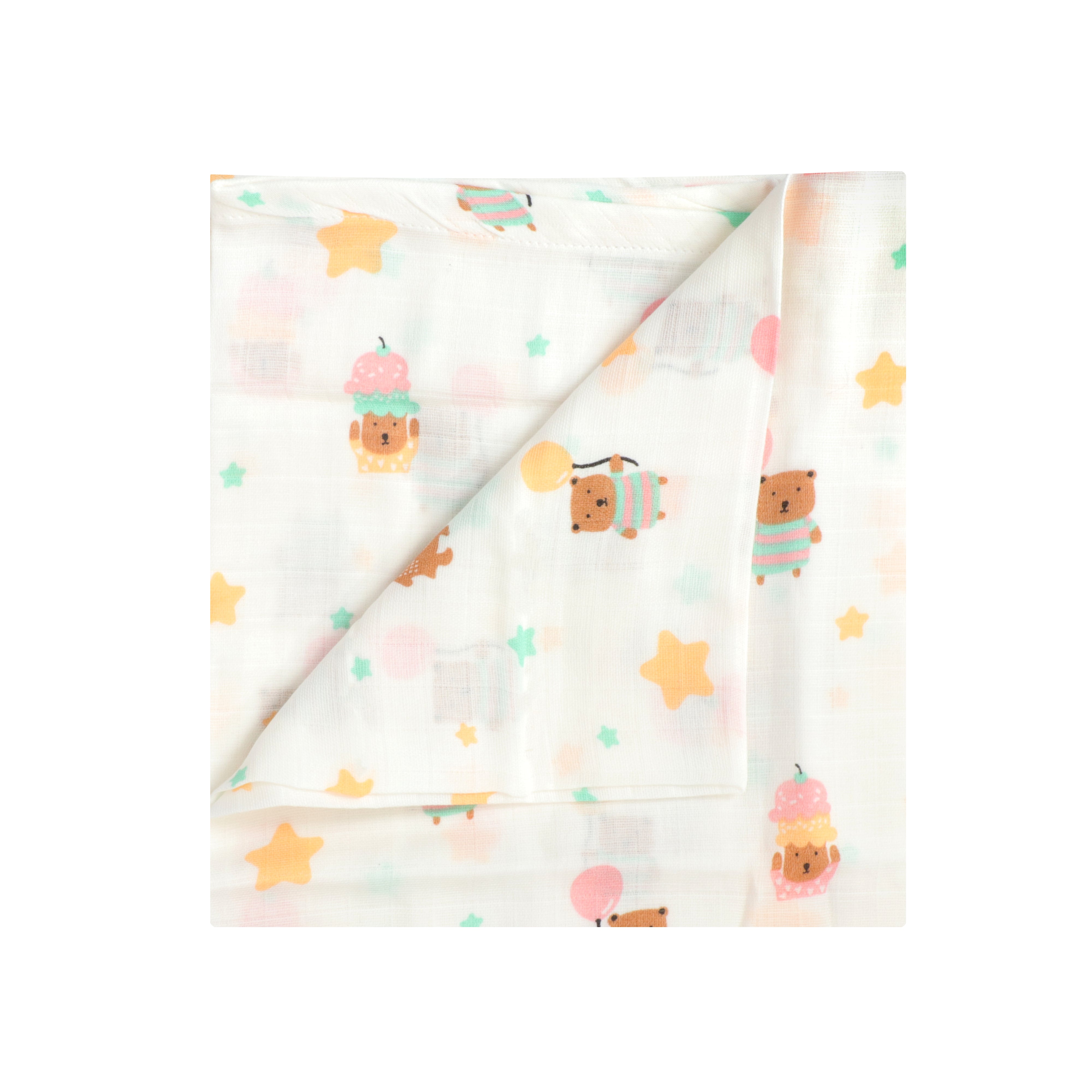 Muslin Swaddle | Single Weave - Bear