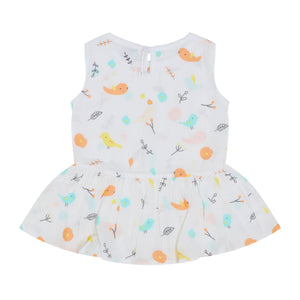 New SALE - Organic Muslin Baby Frock