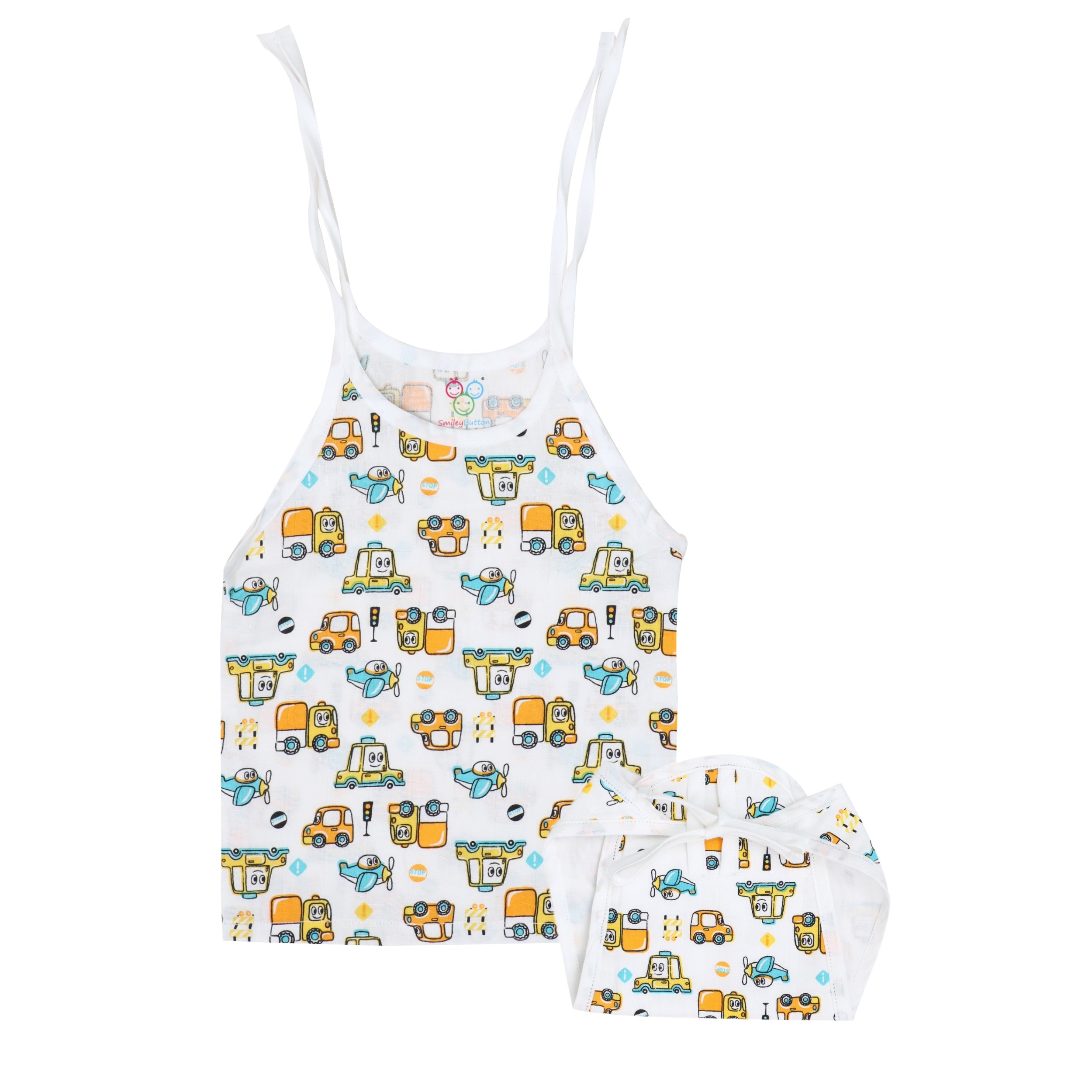 New Muslin Bodysuit with Cap set