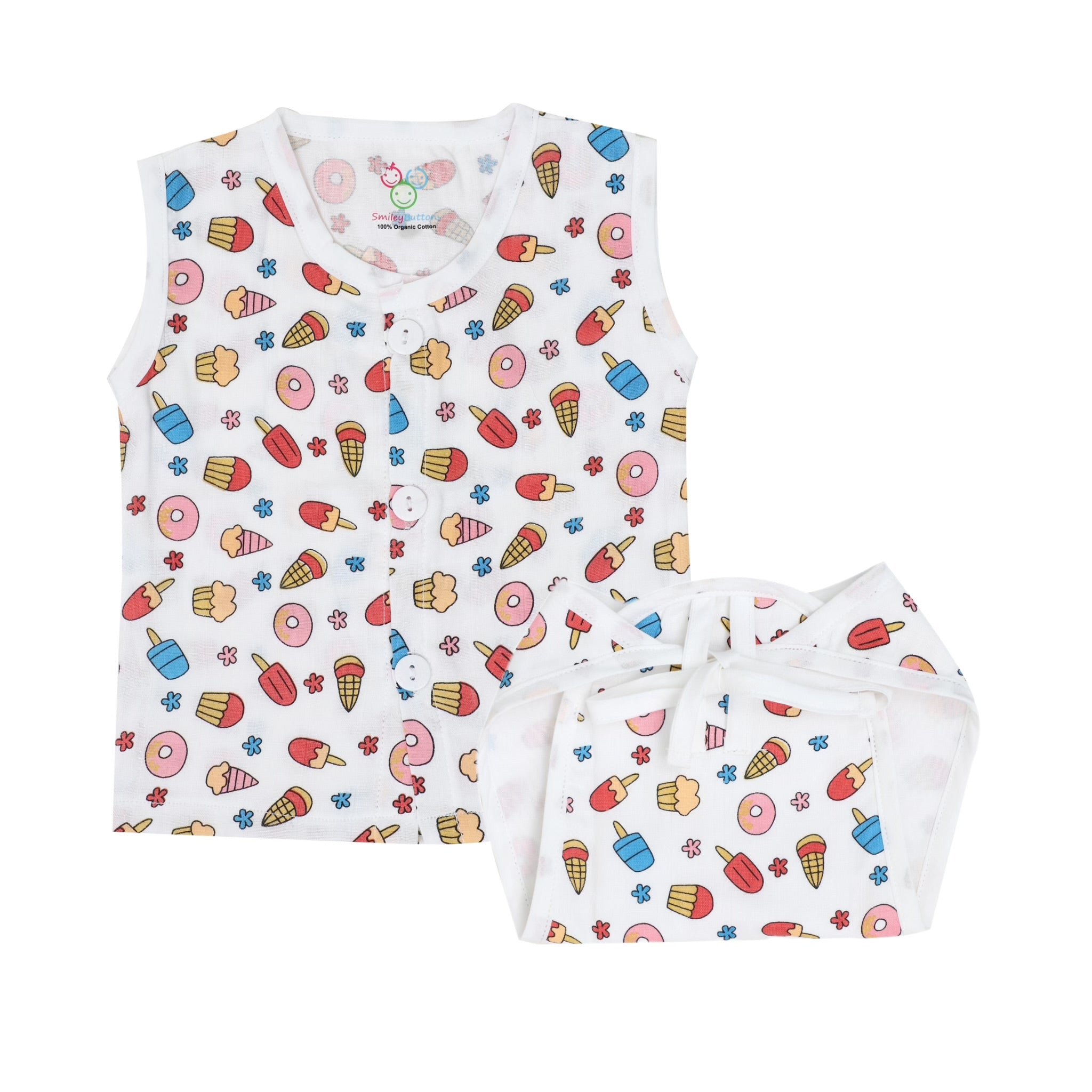 New Muslin Jabla & Nappy
