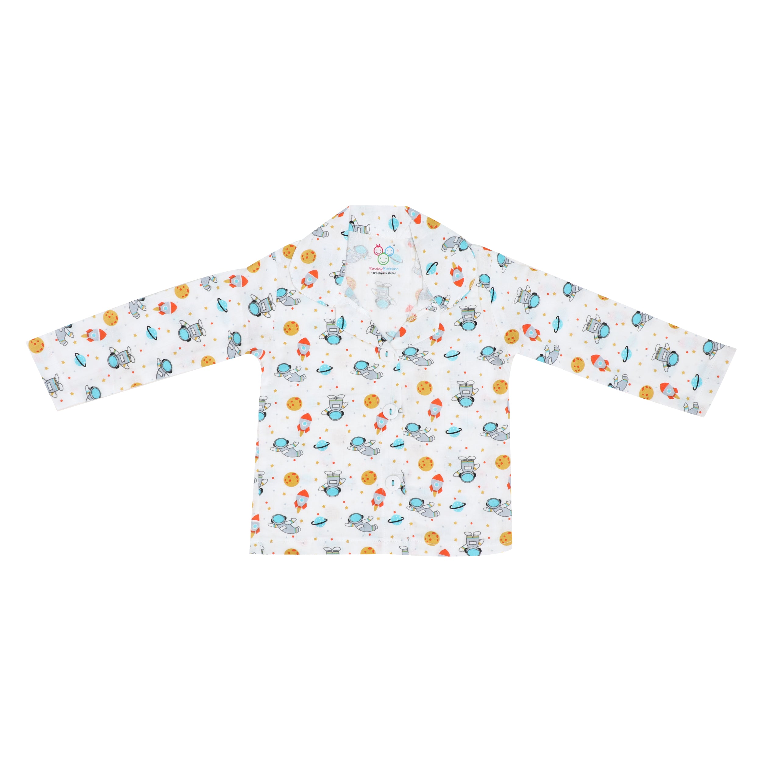 Muslin Pyjama | Night Suits - Cosmic Voyager