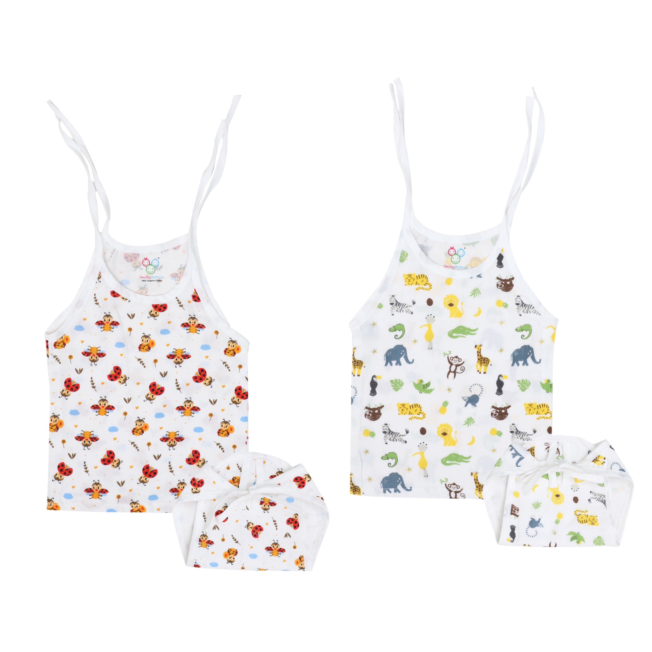 Muslin Jabla & Nappy Combo | 2 Pack