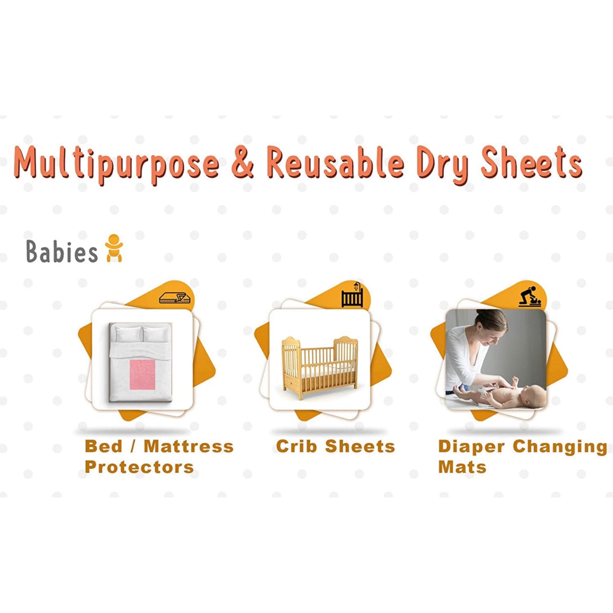 Baby Bed Protector - 4 Pack