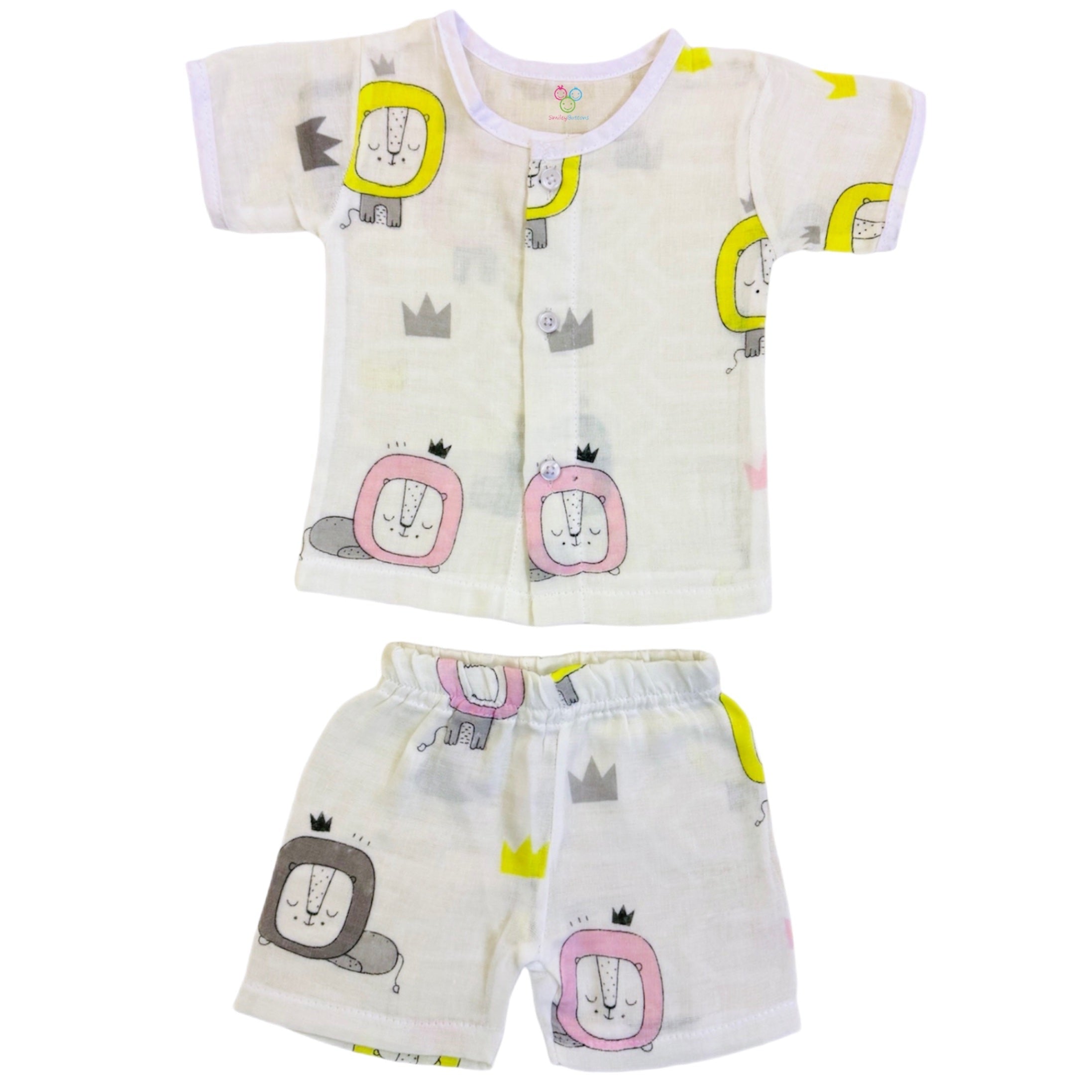 New Muslin Jabla Set - Top & Shorts