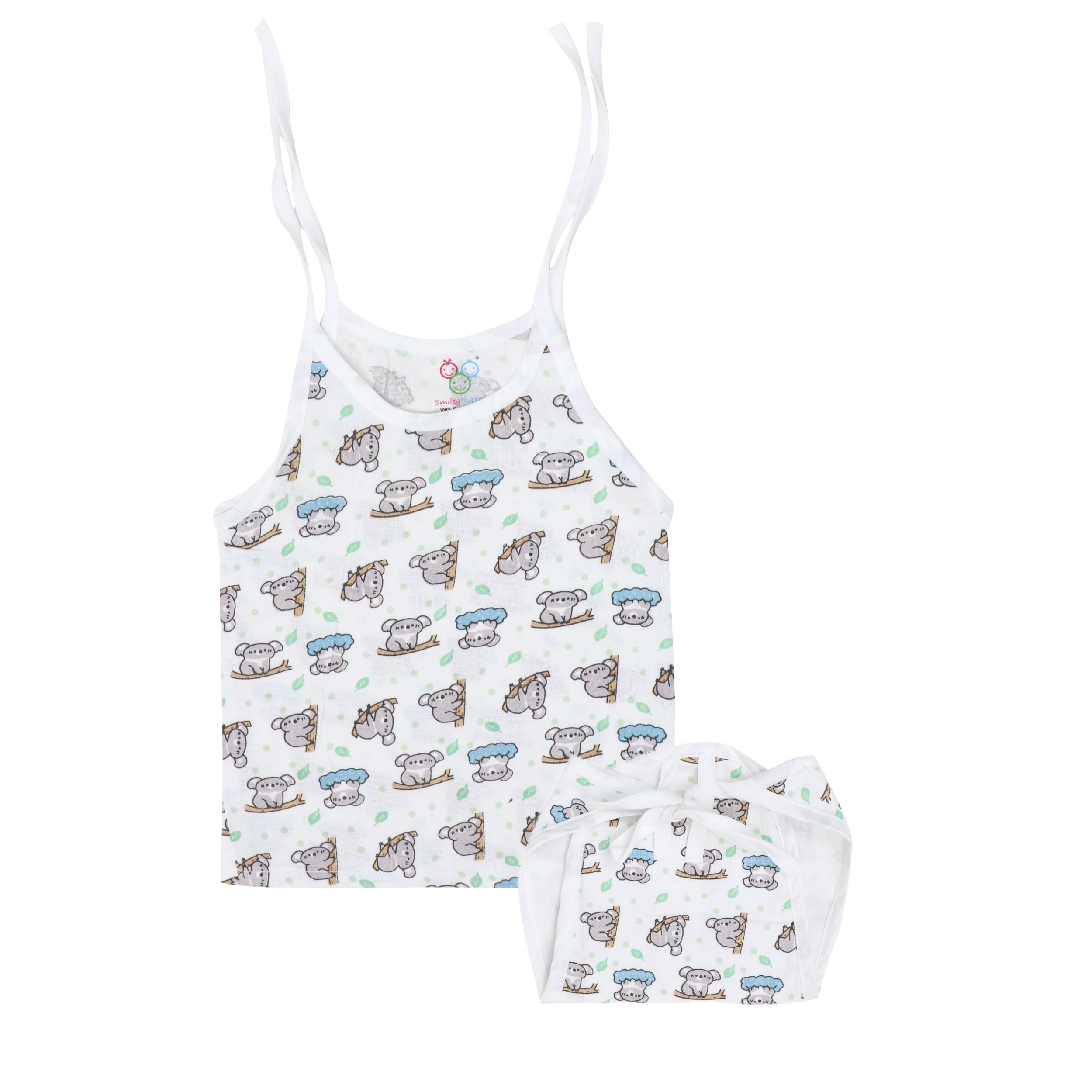 New Muslin Bodysuit with Cap set