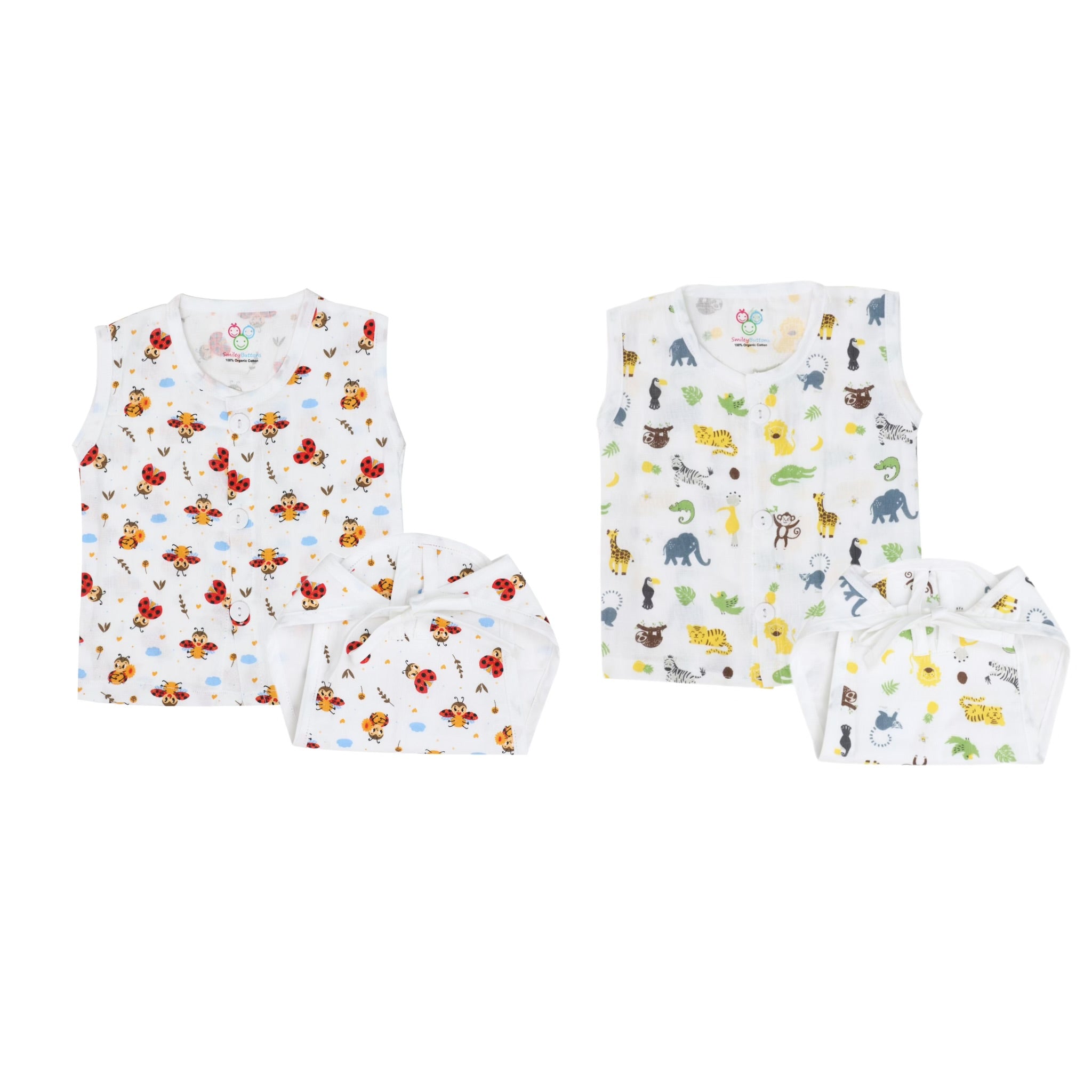 Muslin Jabla & Nappy Combo | 2 Pack