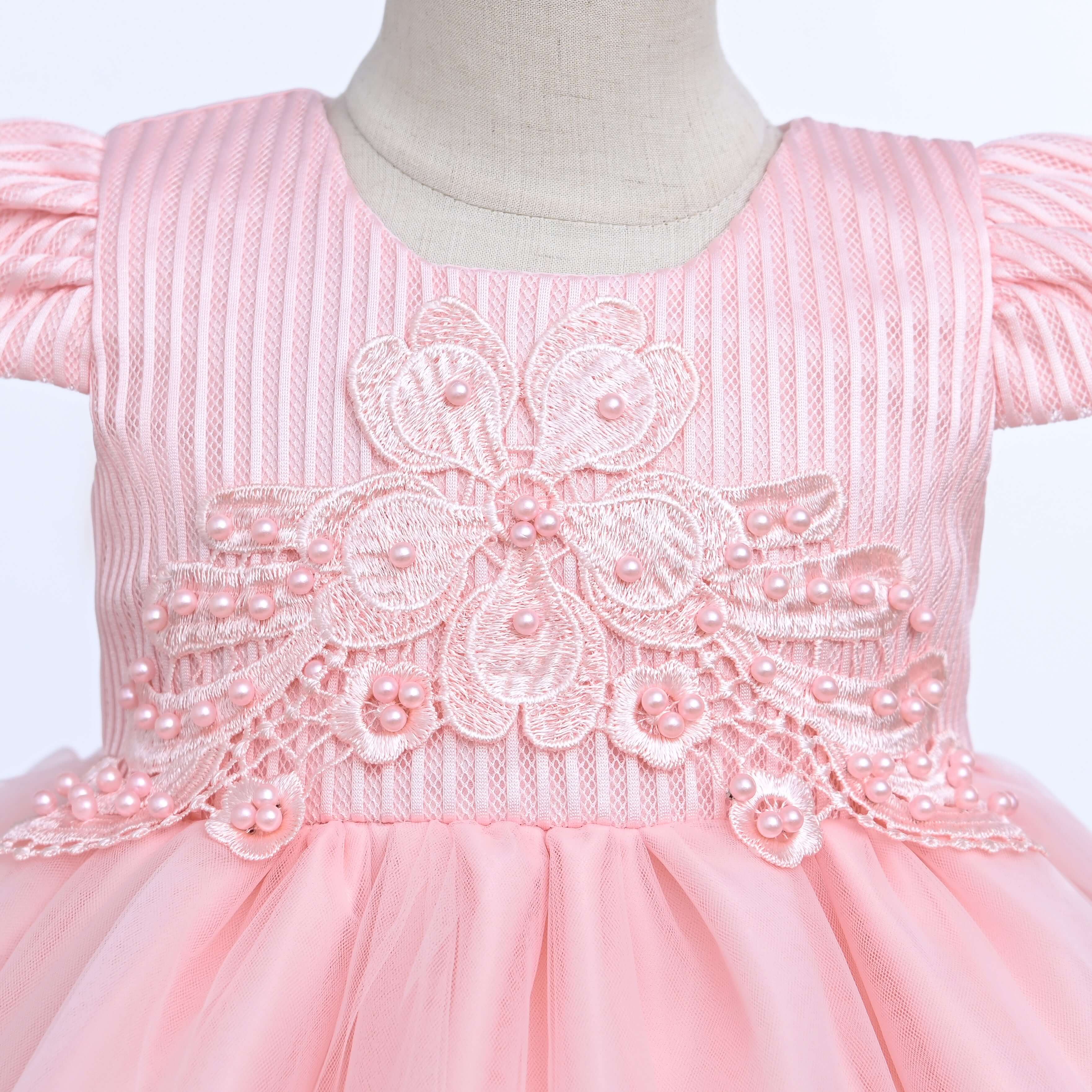 Party Wear Frock - Pink