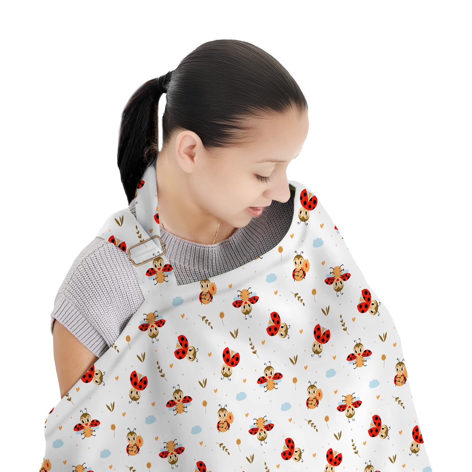 New Organic Cotton Nursing Cover | Breast Feeding Apron