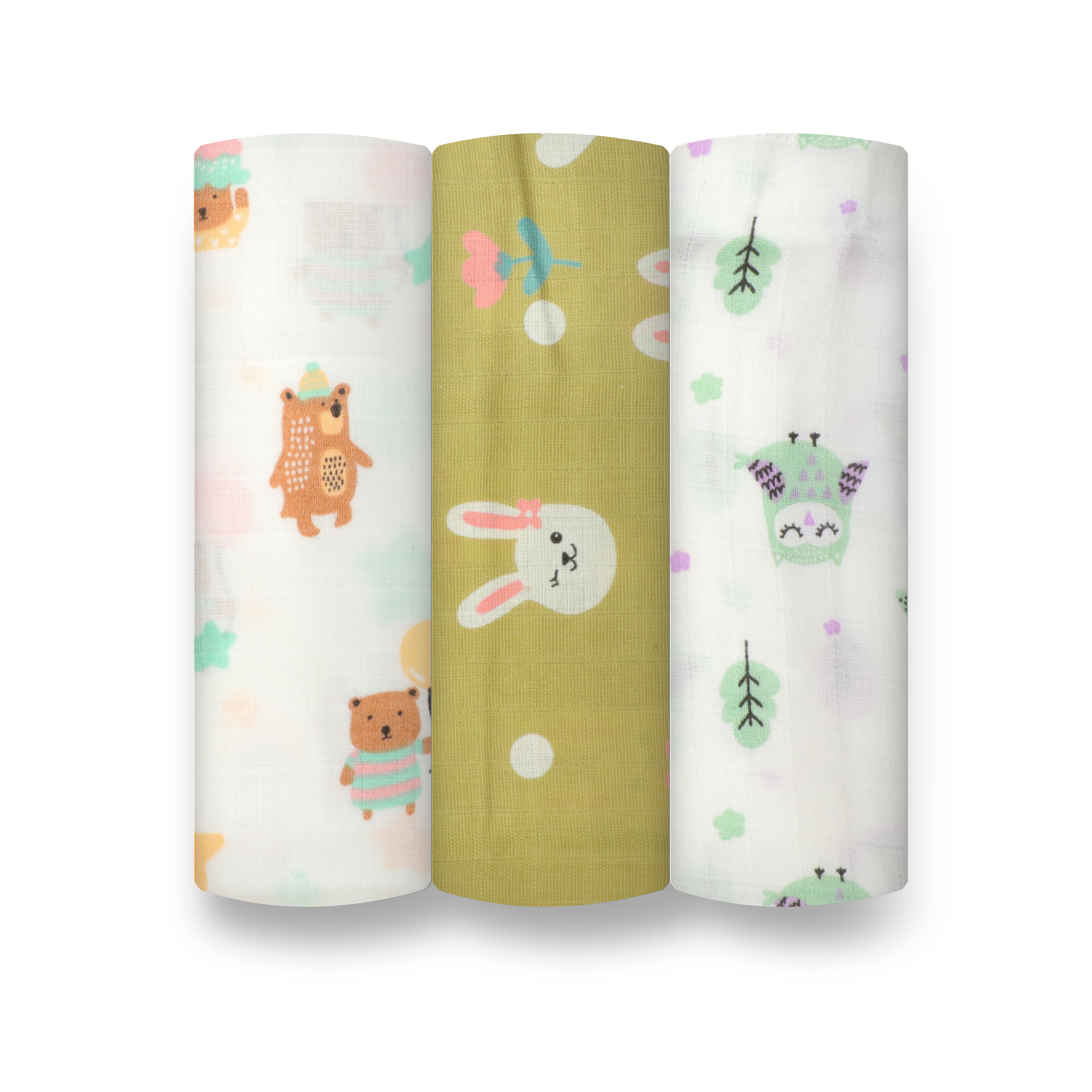 Muslin Swaddle | Single Weave - 3 Pack