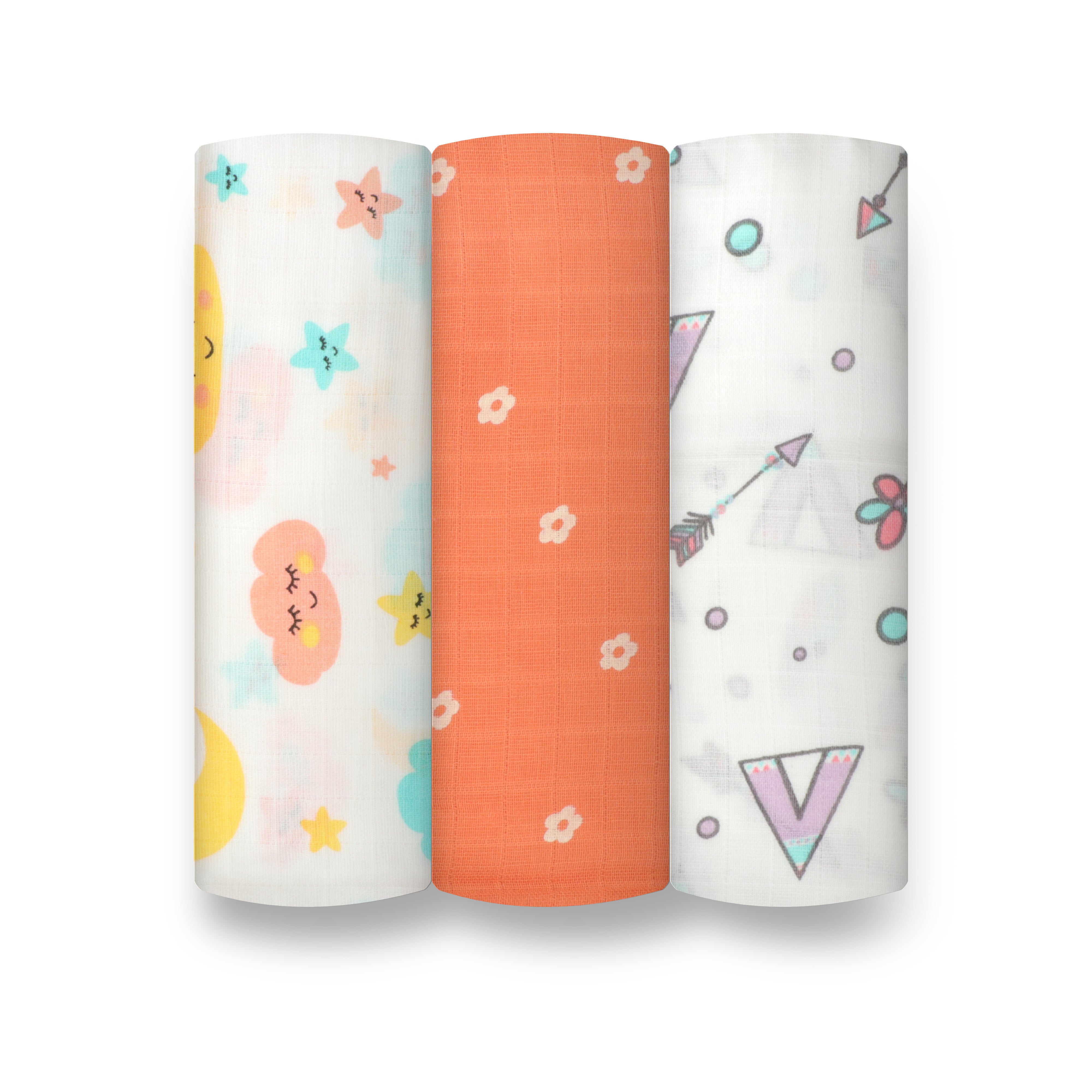 Muslin Swaddle | Single Weave - 3 Pack