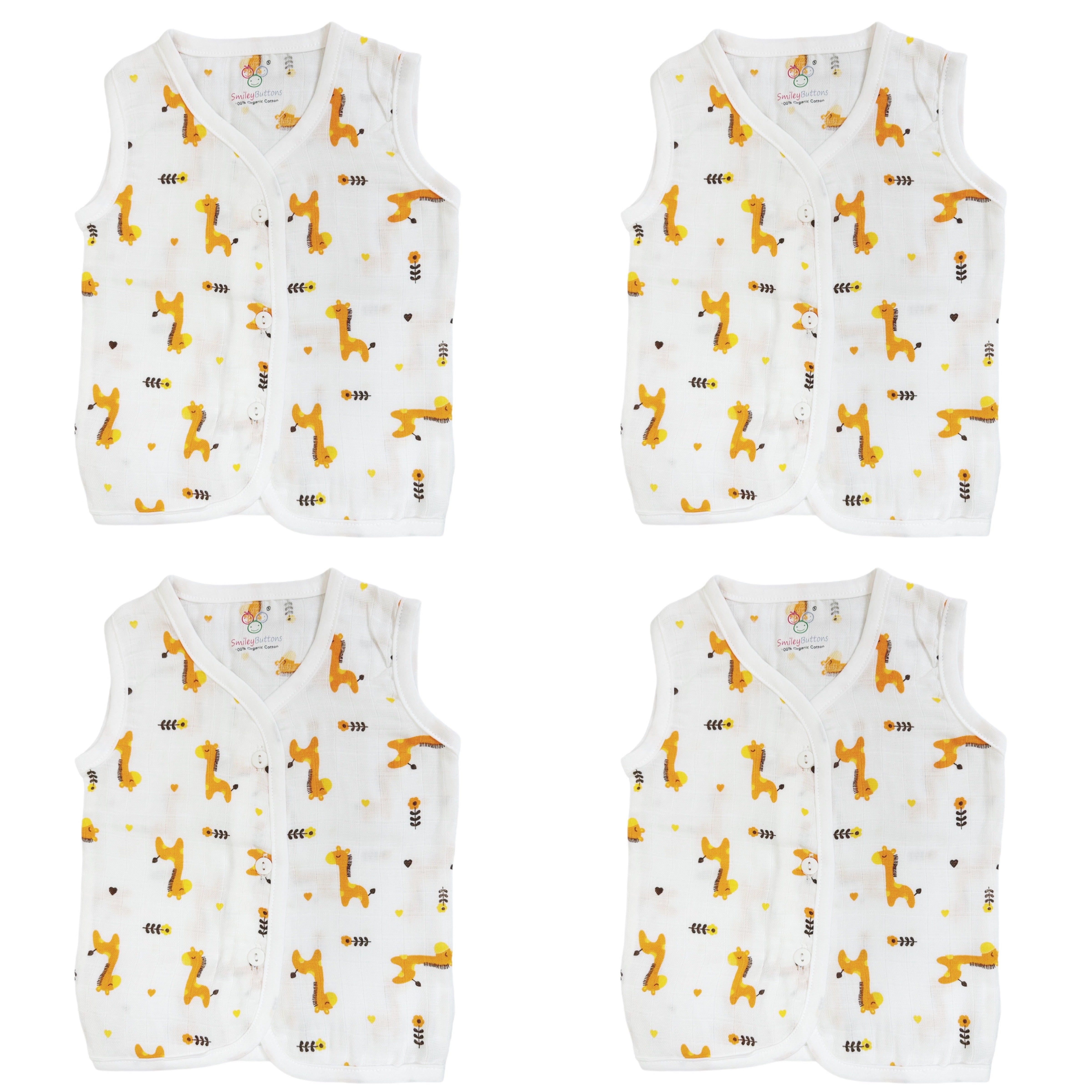 SALE - Organic Muslin Jabla - Pack of 12