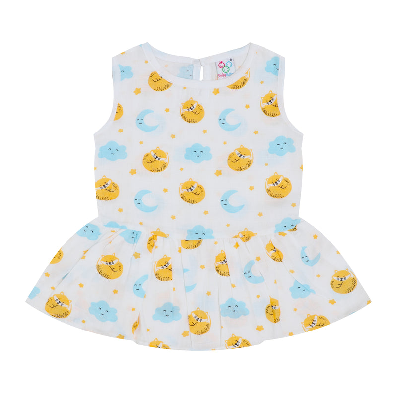New SALE - Organic Muslin Baby Frock