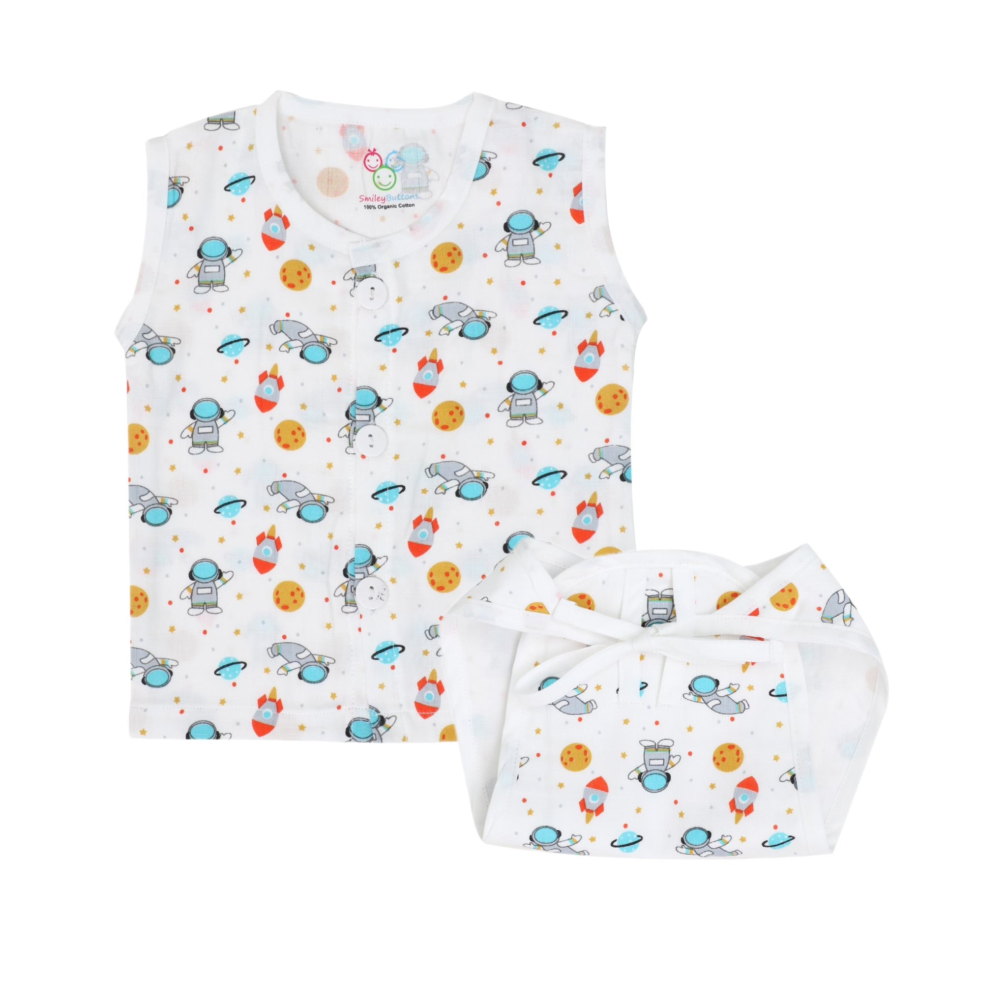 New Muslin Jabla & Nappy
