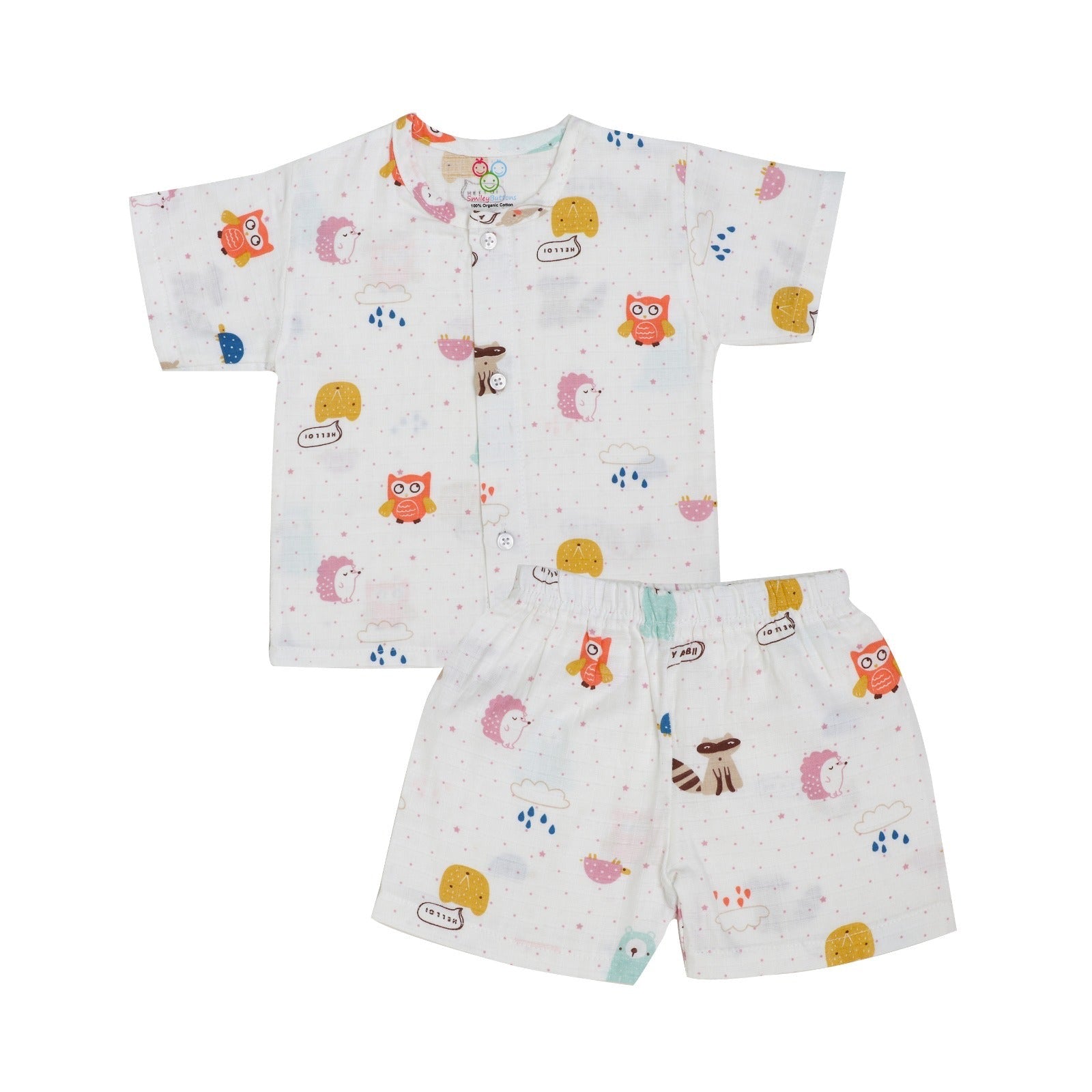 New Muslin Jabla Set - Top & Shorts