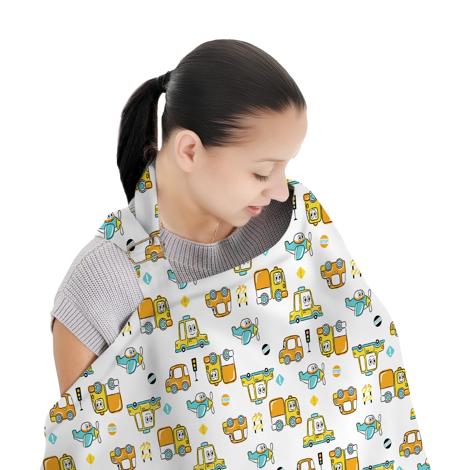 New Organic Cotton Nursing Cover | Breast Feeding Apron