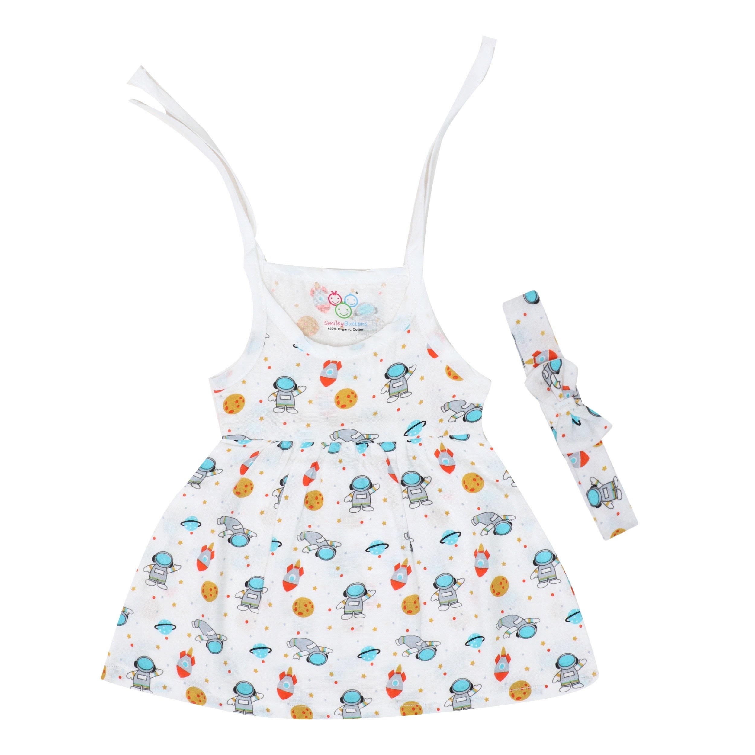 New Muslin Frock Jabla With Bow