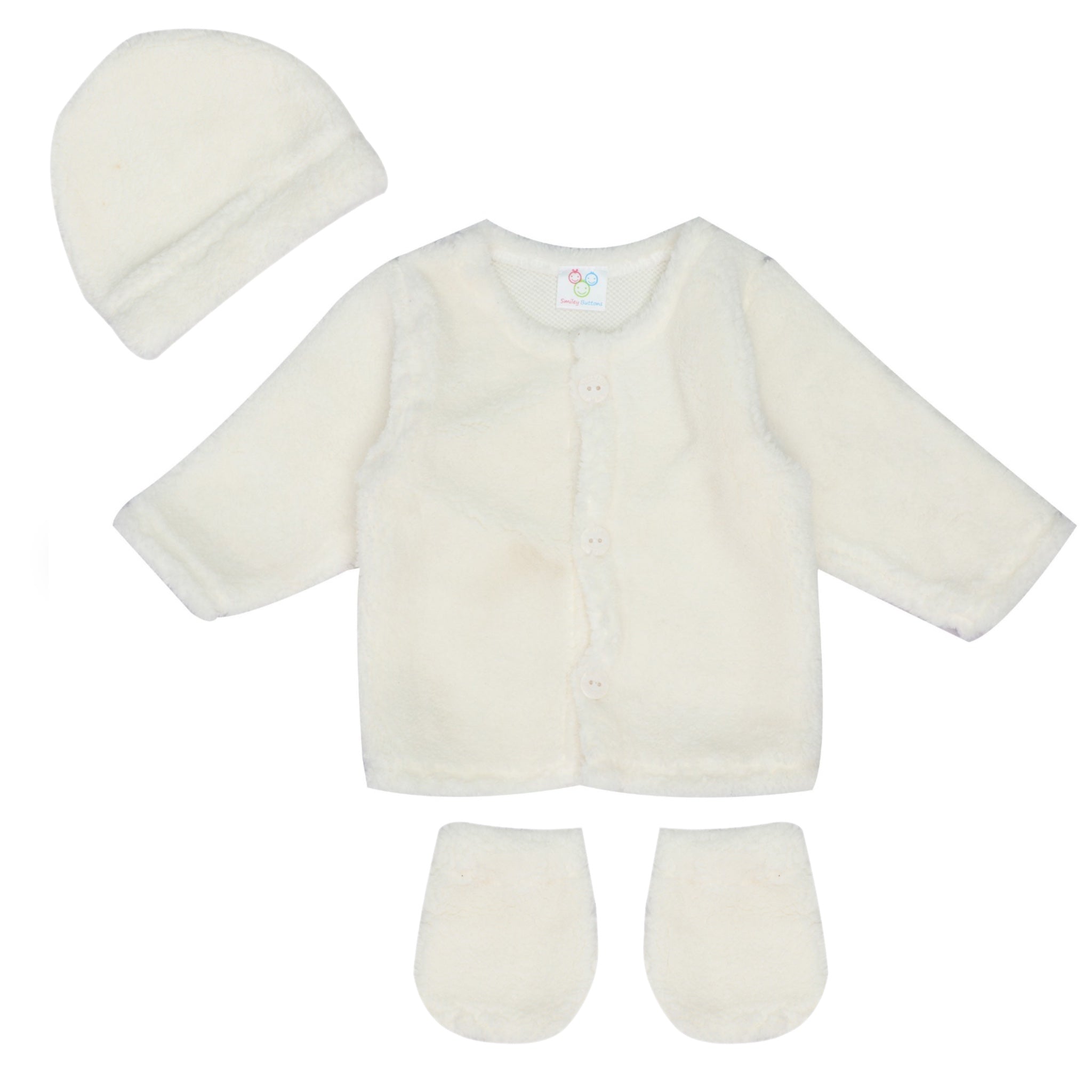 Newborn Sweater, Cap and Socks