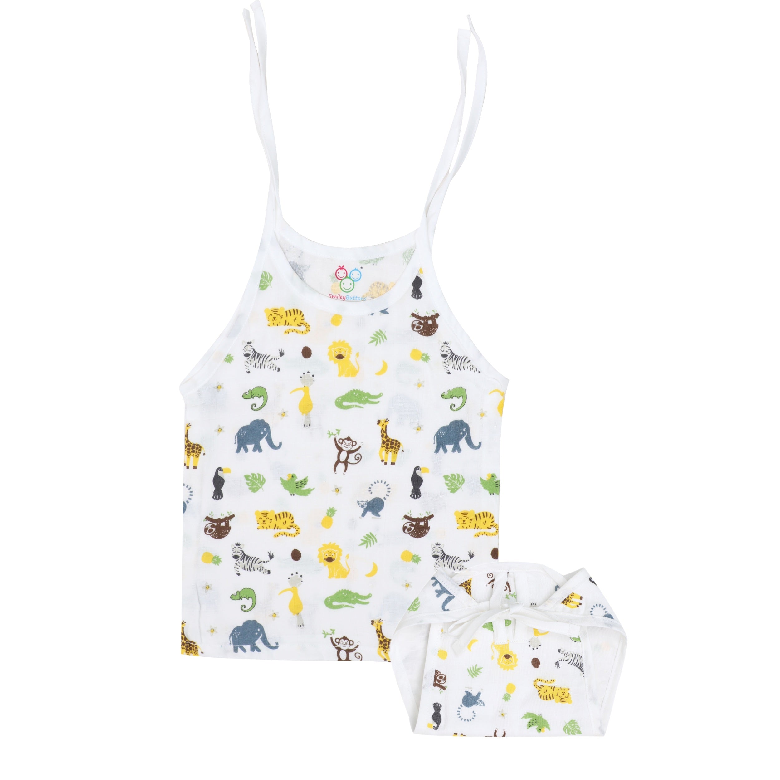 New Muslin Bodysuit with Cap set