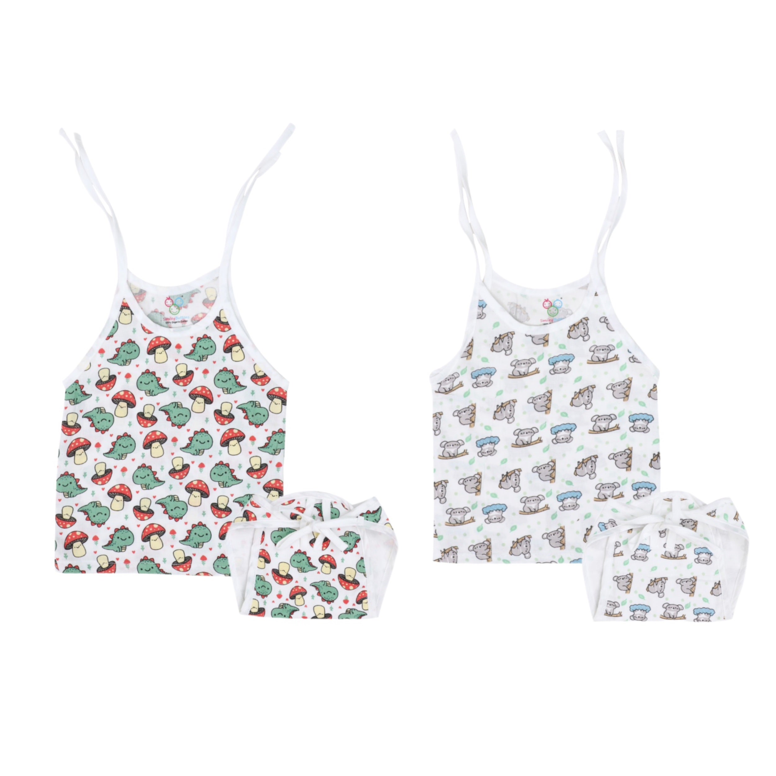 Muslin Jabla & Nappy Combo | 2 Pack