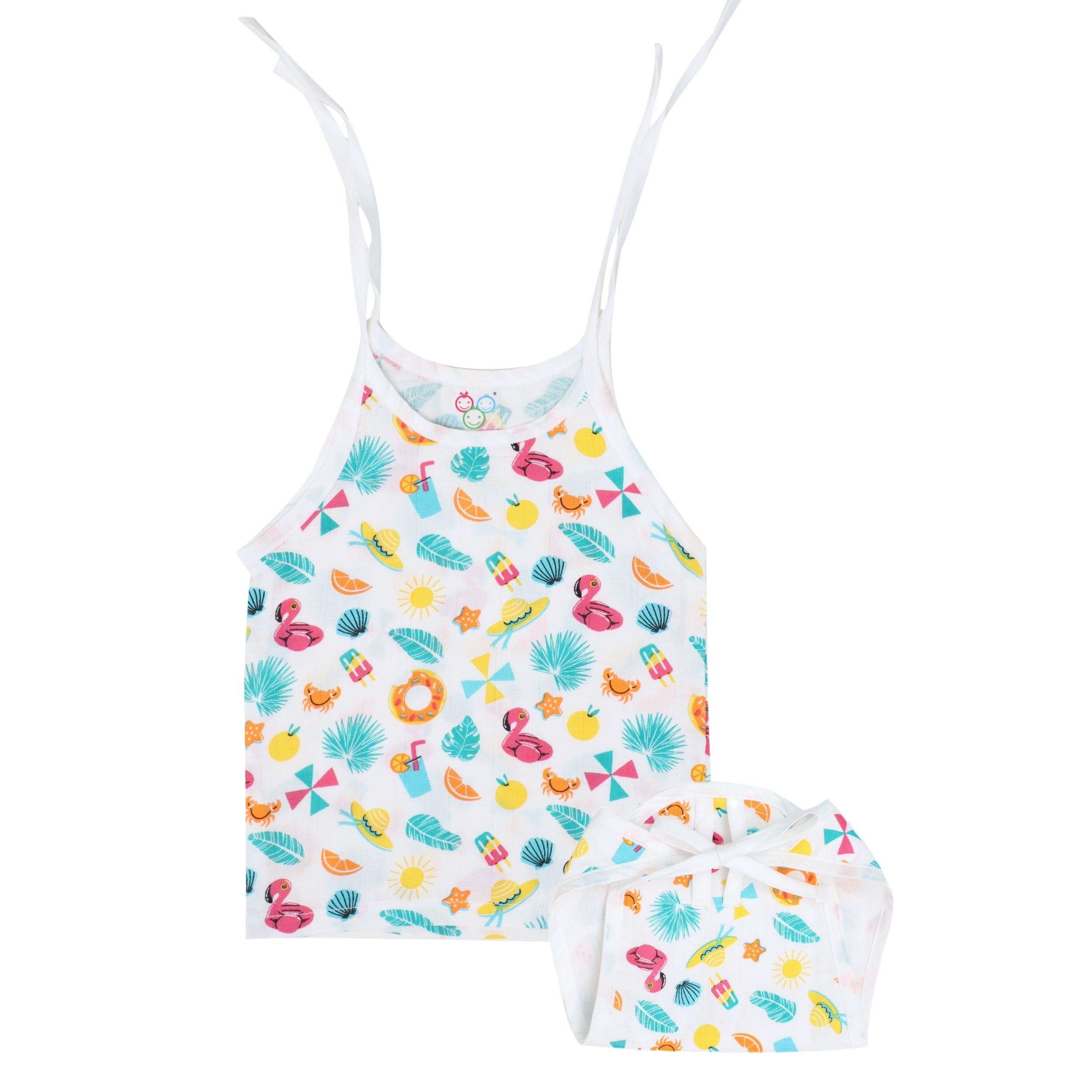 Muslin Jabla & Nappy  - Summer Splash