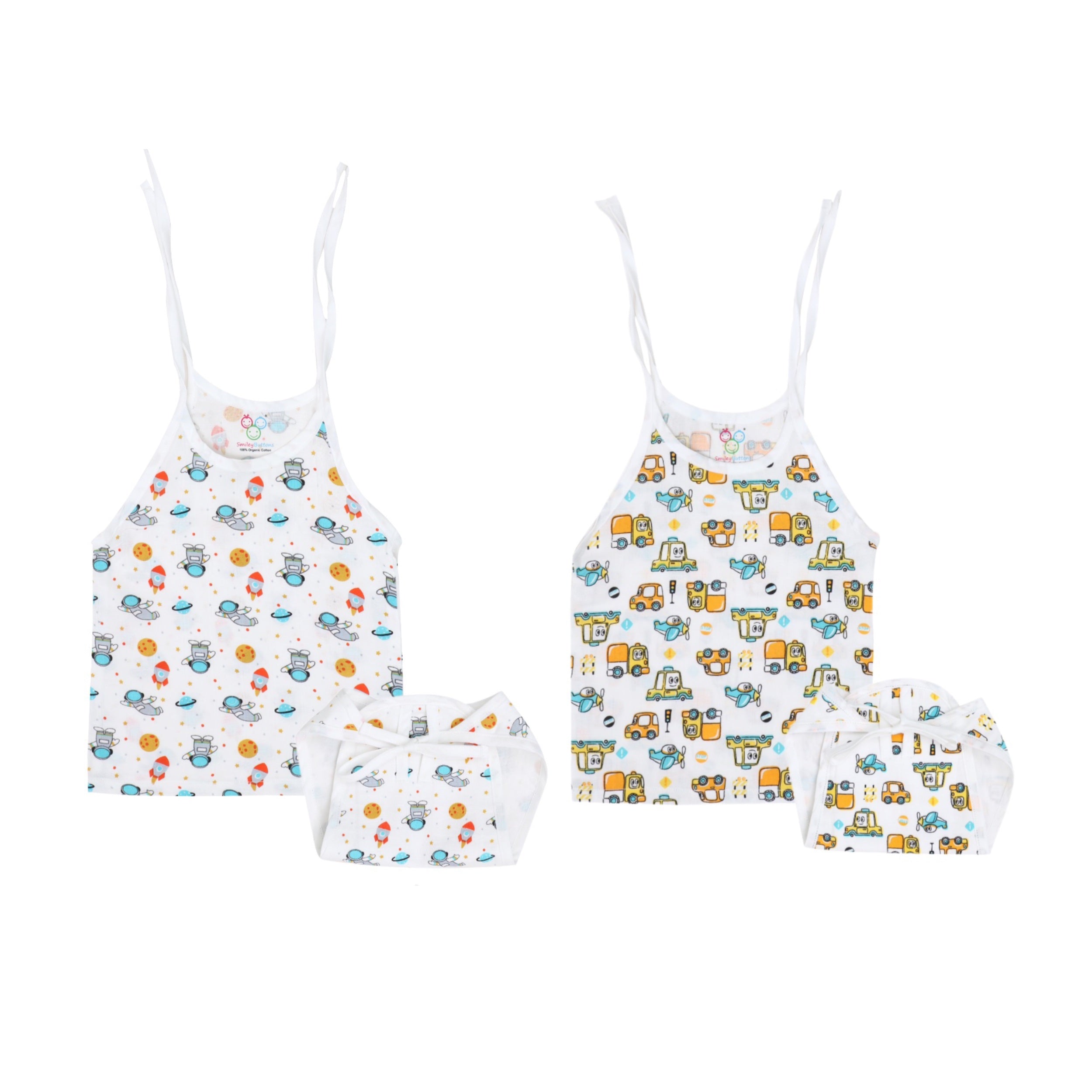 Muslin Jabla & Nappy Combo | 2 Pack