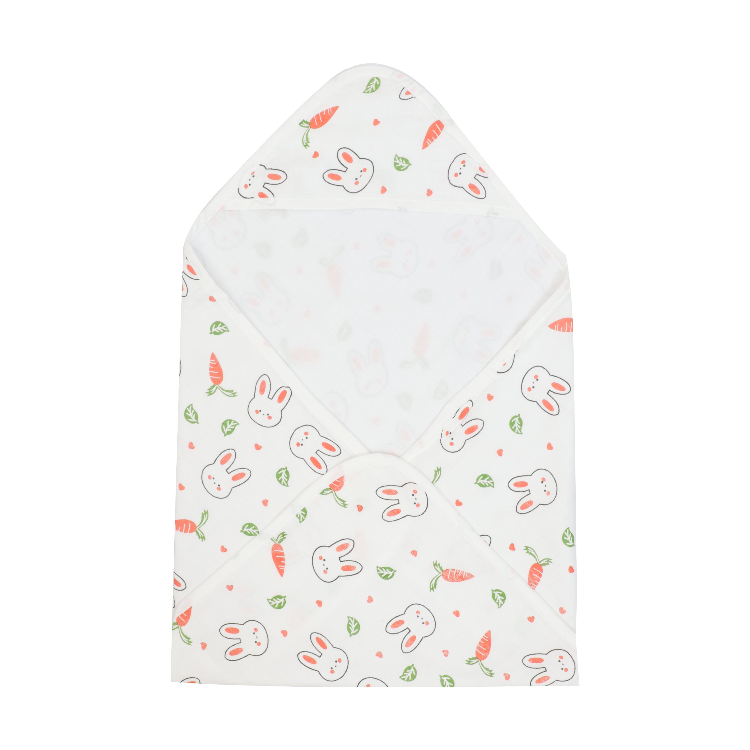 Muslin Hooded Towel |  Single Weave