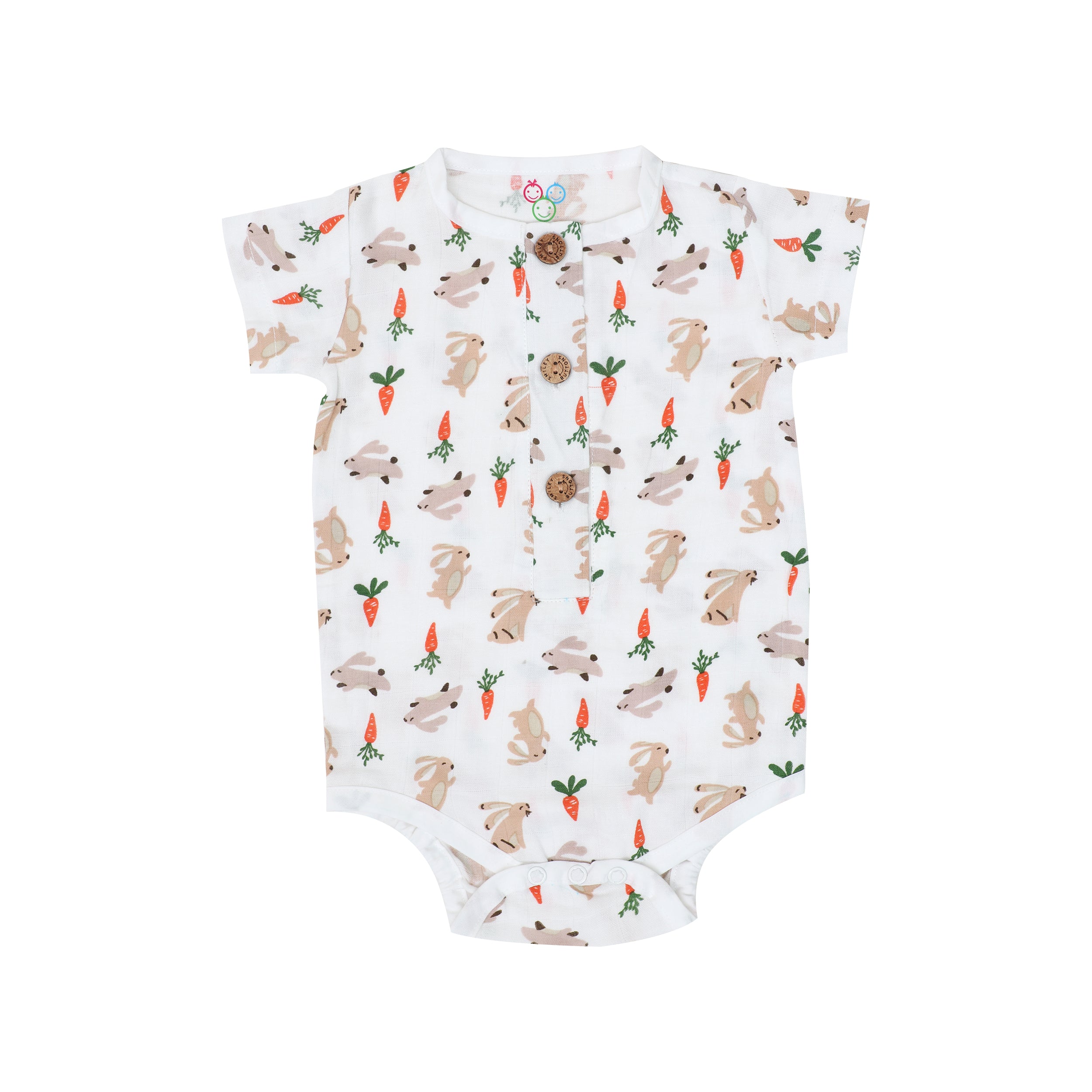 Muslin Bodysuit with Cap - Cuddle Bunny