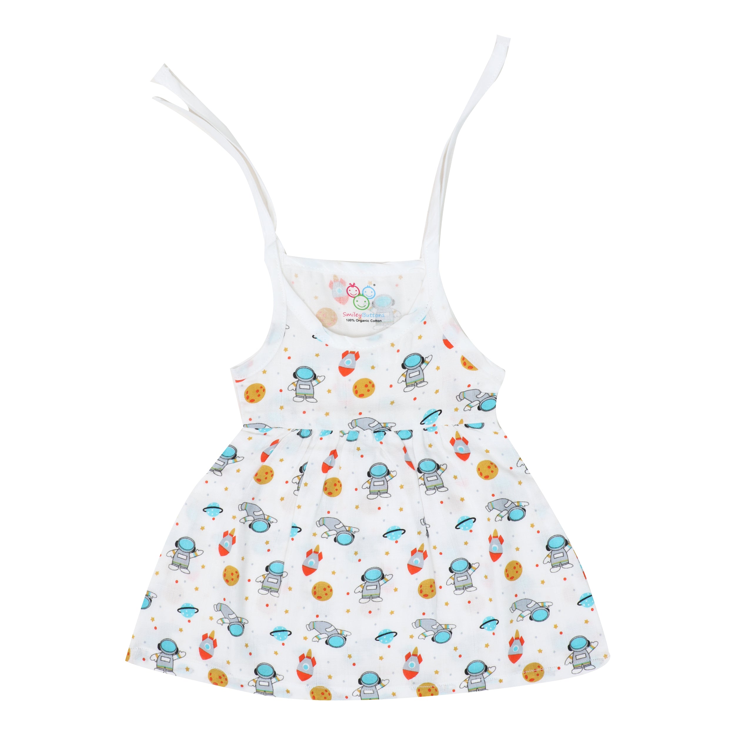 New Muslin Frock Jabla With Bow
