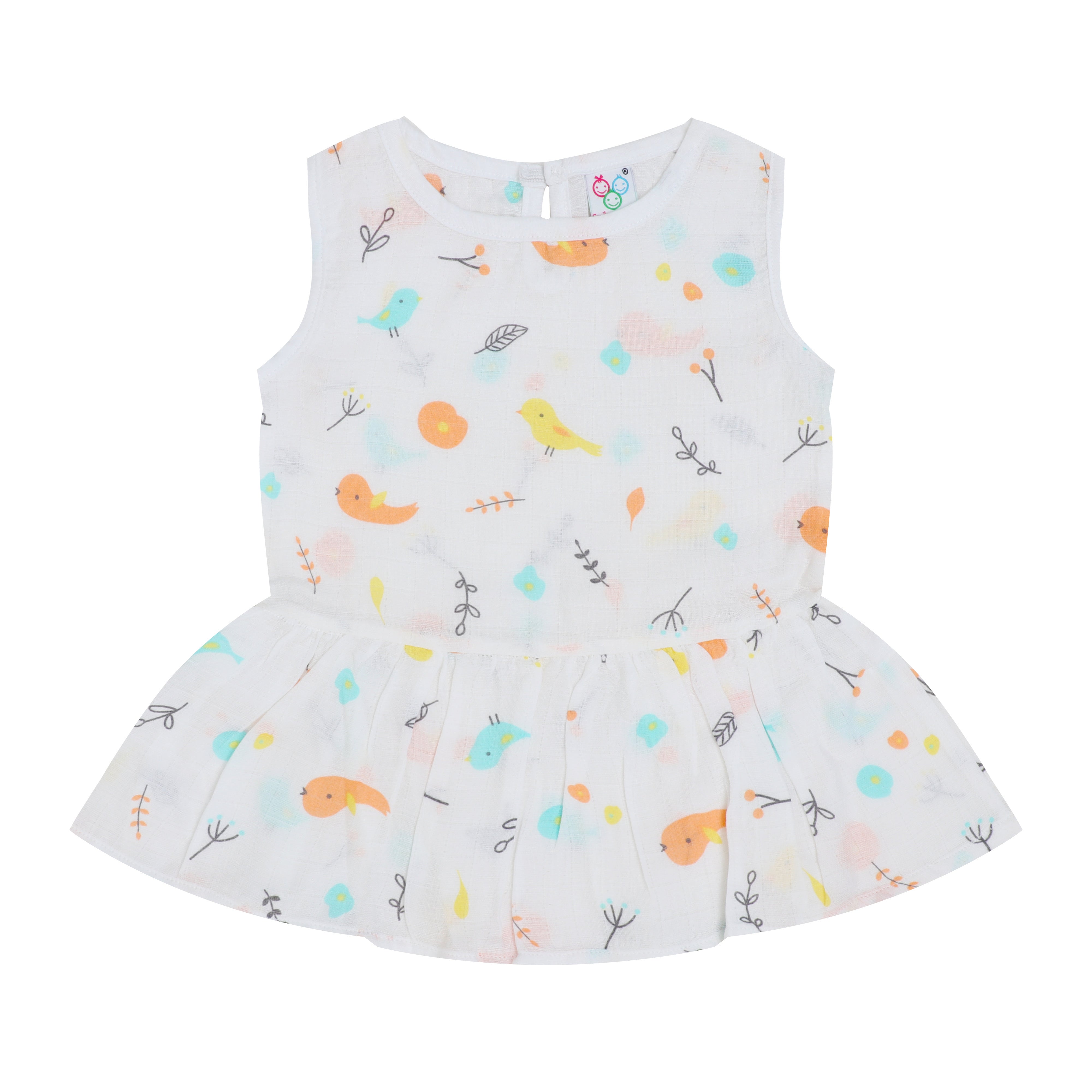 New SALE - Organic Muslin Baby Frock