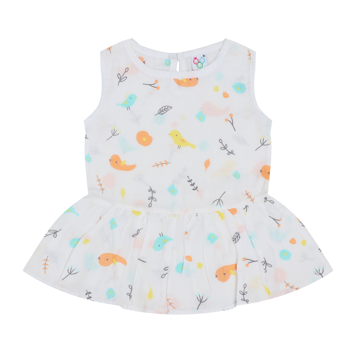 New SALE - Organic Muslin Baby Frock