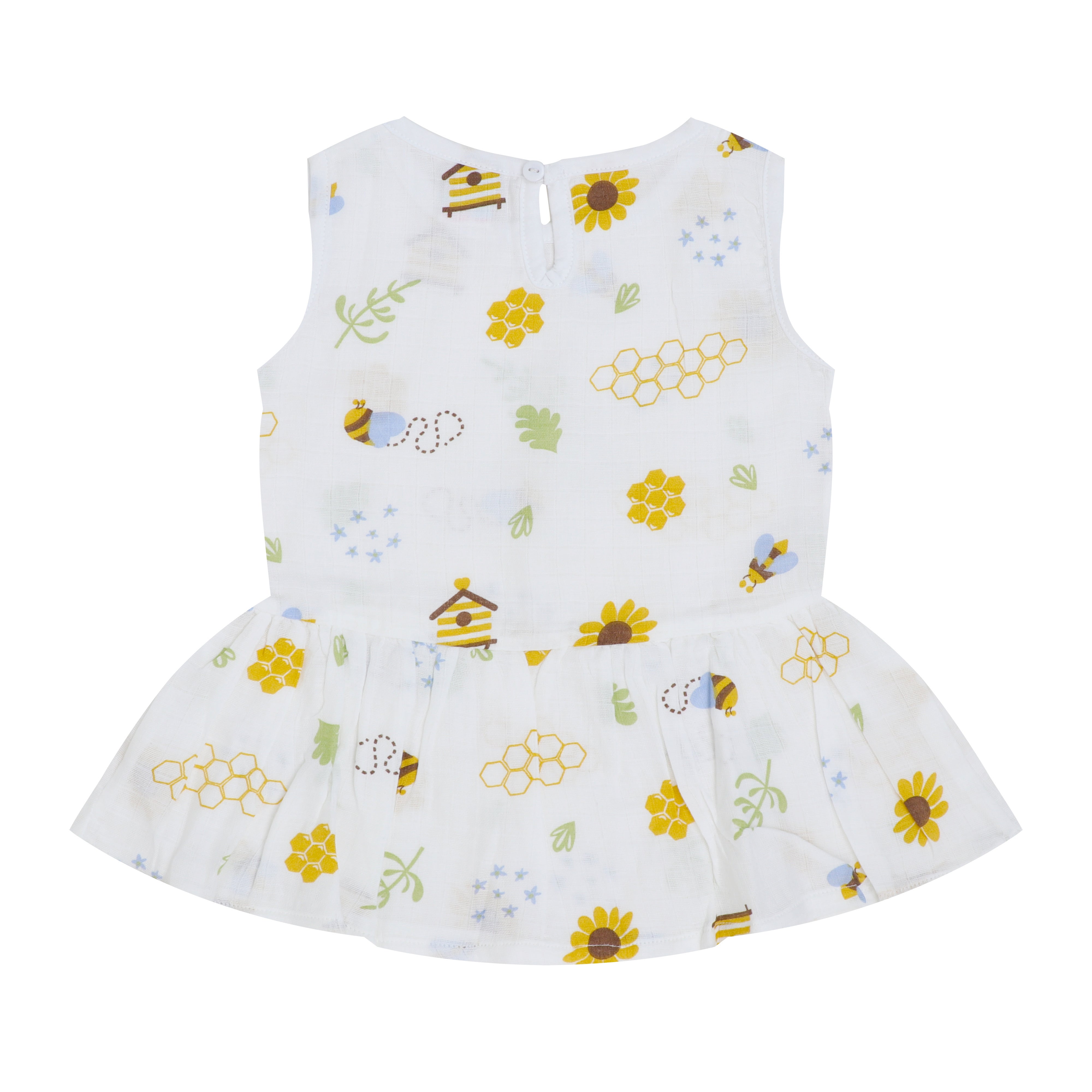 New SALE - Organic Muslin Baby Frock